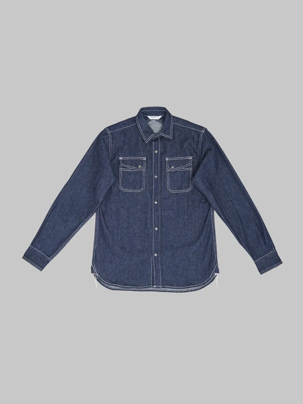 3sixteen Crosscut Western Indigo Denim Shirt