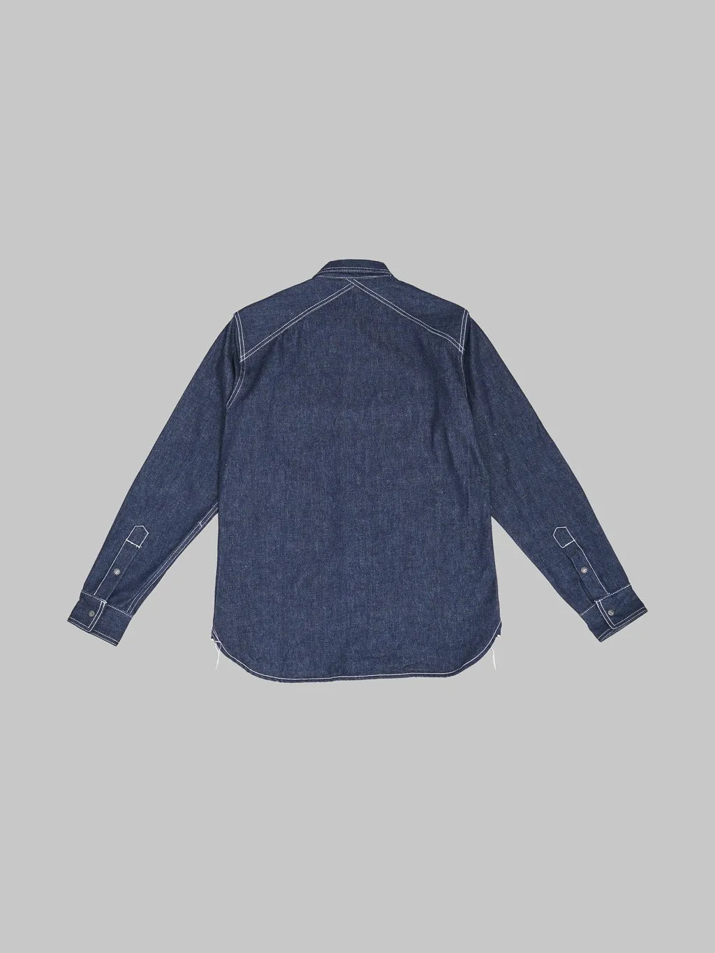 3sixteen Crosscut Western Indigo Denim Shirt