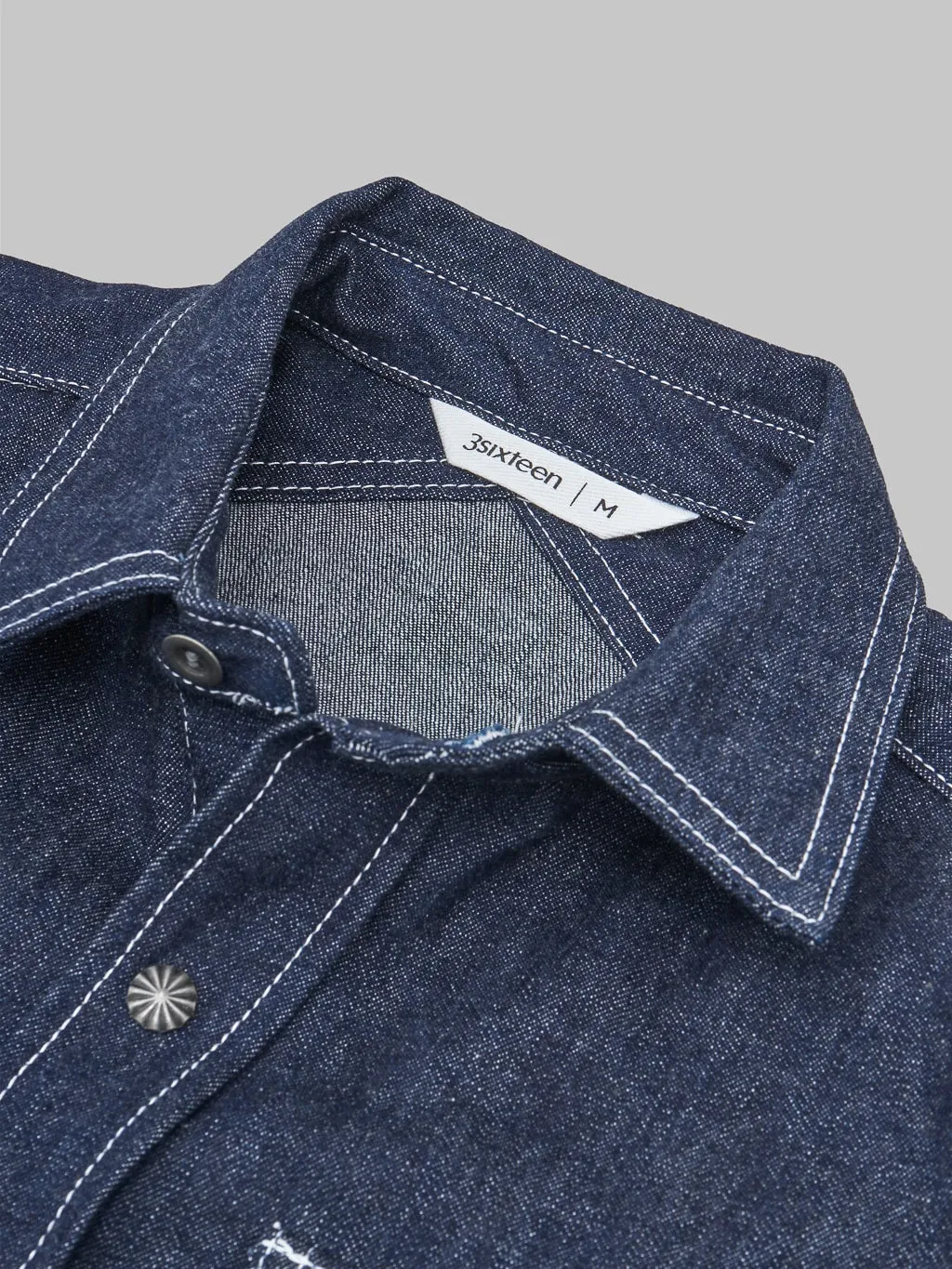 3sixteen Crosscut Western Indigo Denim Shirt