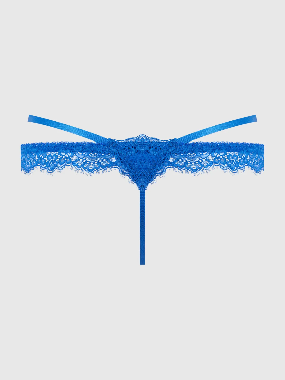 Adelaide Satin & Lace Double Side G-String