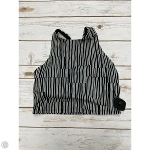 Athletic Bra By Athleta In Black & White, Size: S