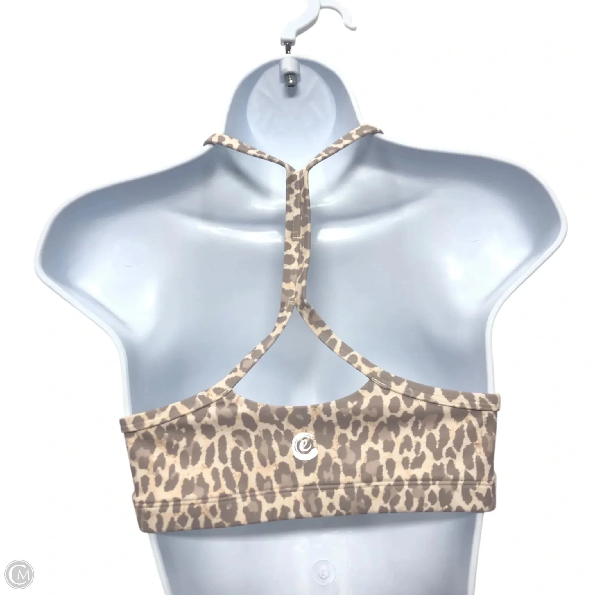 Athletic Bra By Johnny Was In Grey & White, Size: S