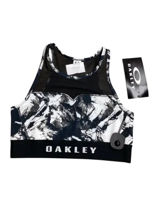 Athletic Bra By Oakley In Black & White, Size: M