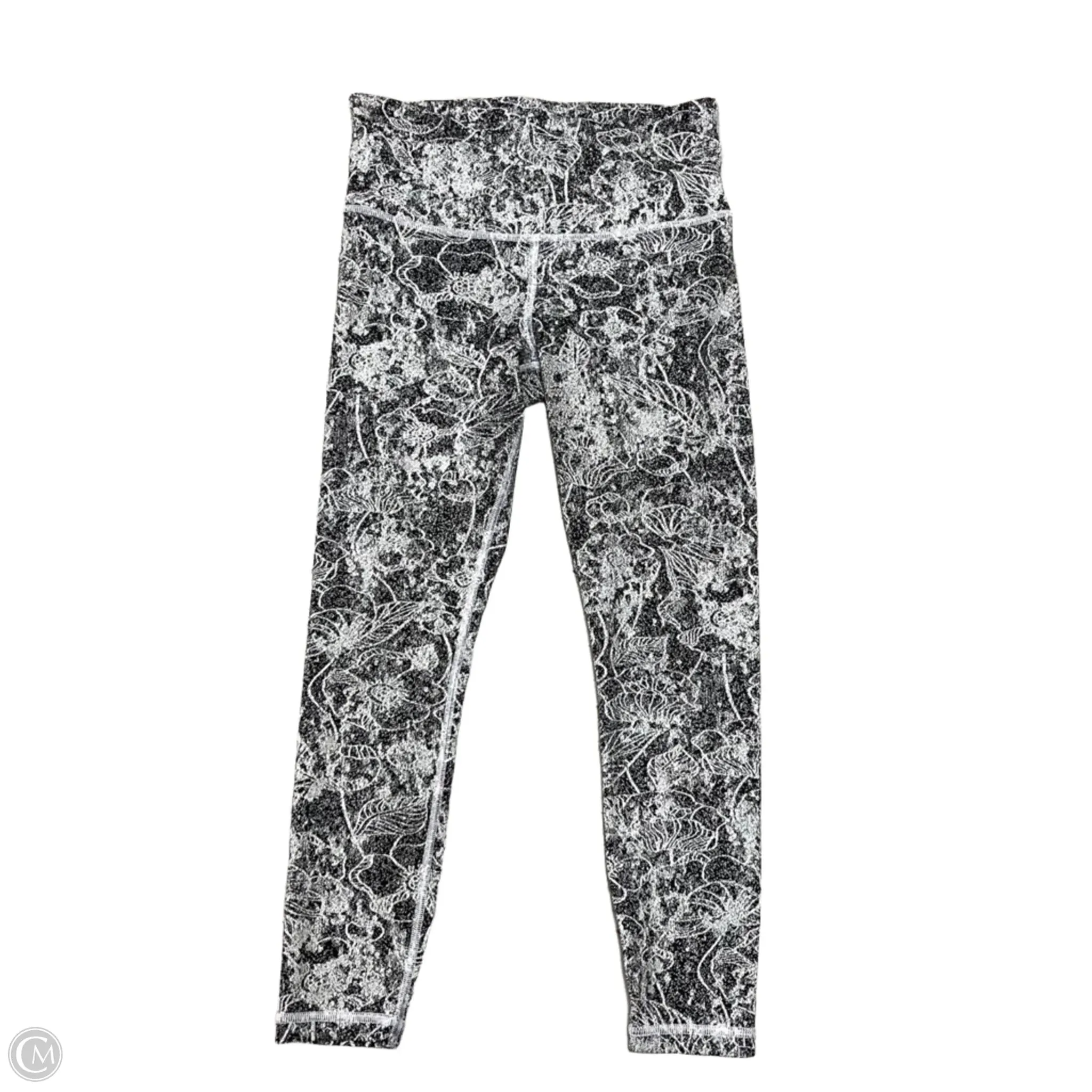 Athletic Capris By Athleta In Black & White. Size: Xs