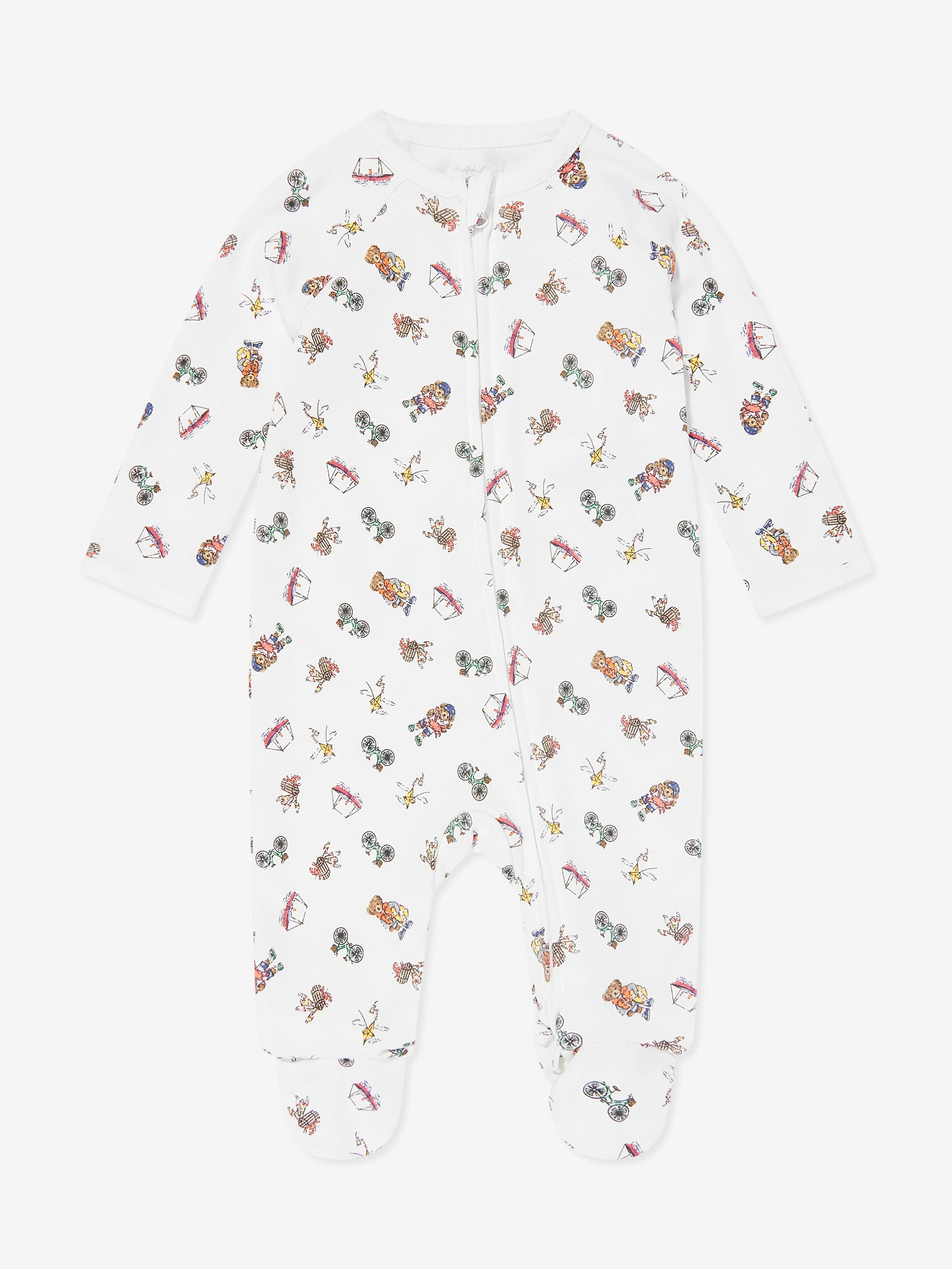 Baby Boys Bear Babygrow 5 Piece Set in White
