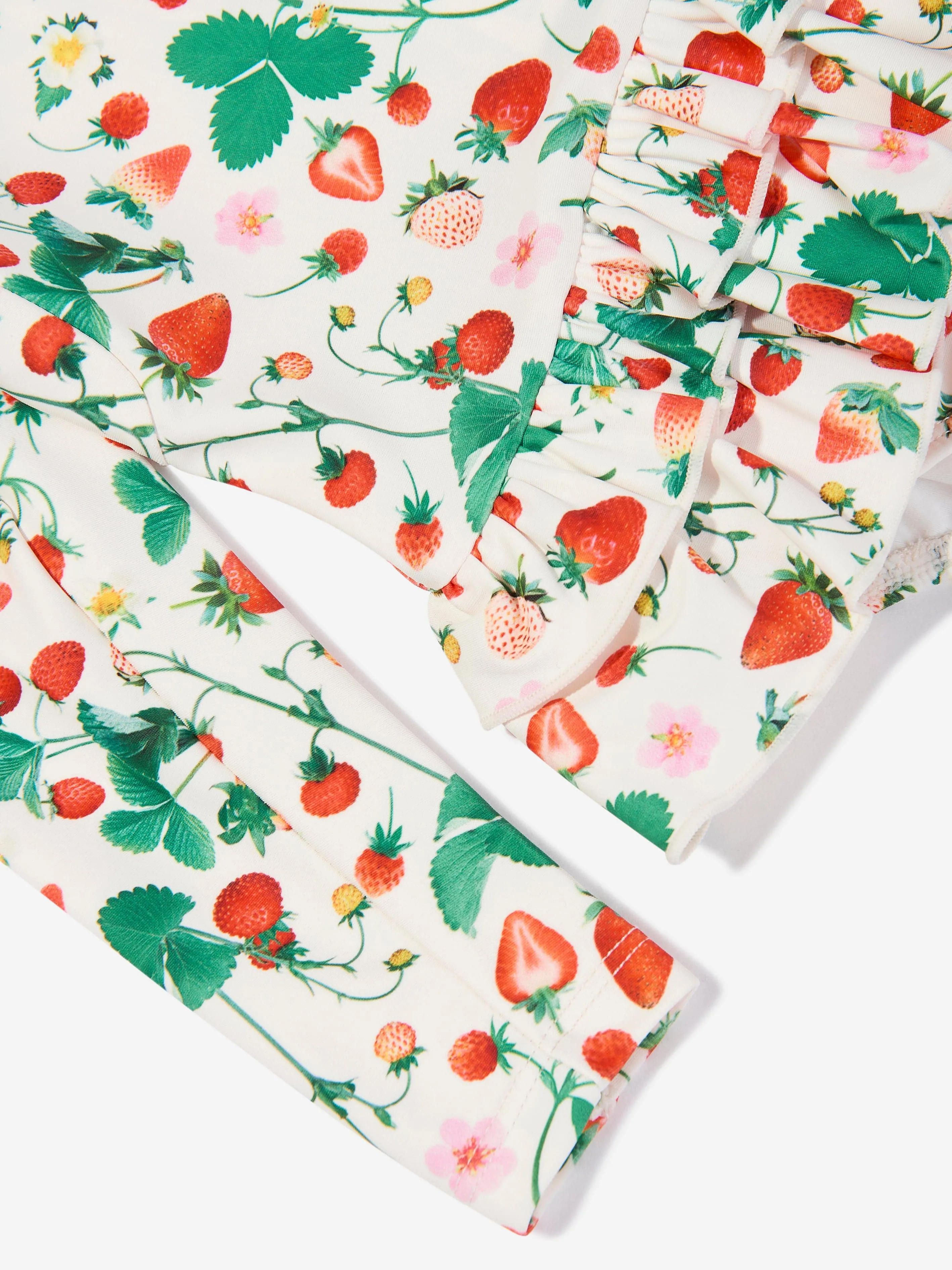 Baby Girls Narice Strawberry Field Swimsuit in Ivory (UPF50 )