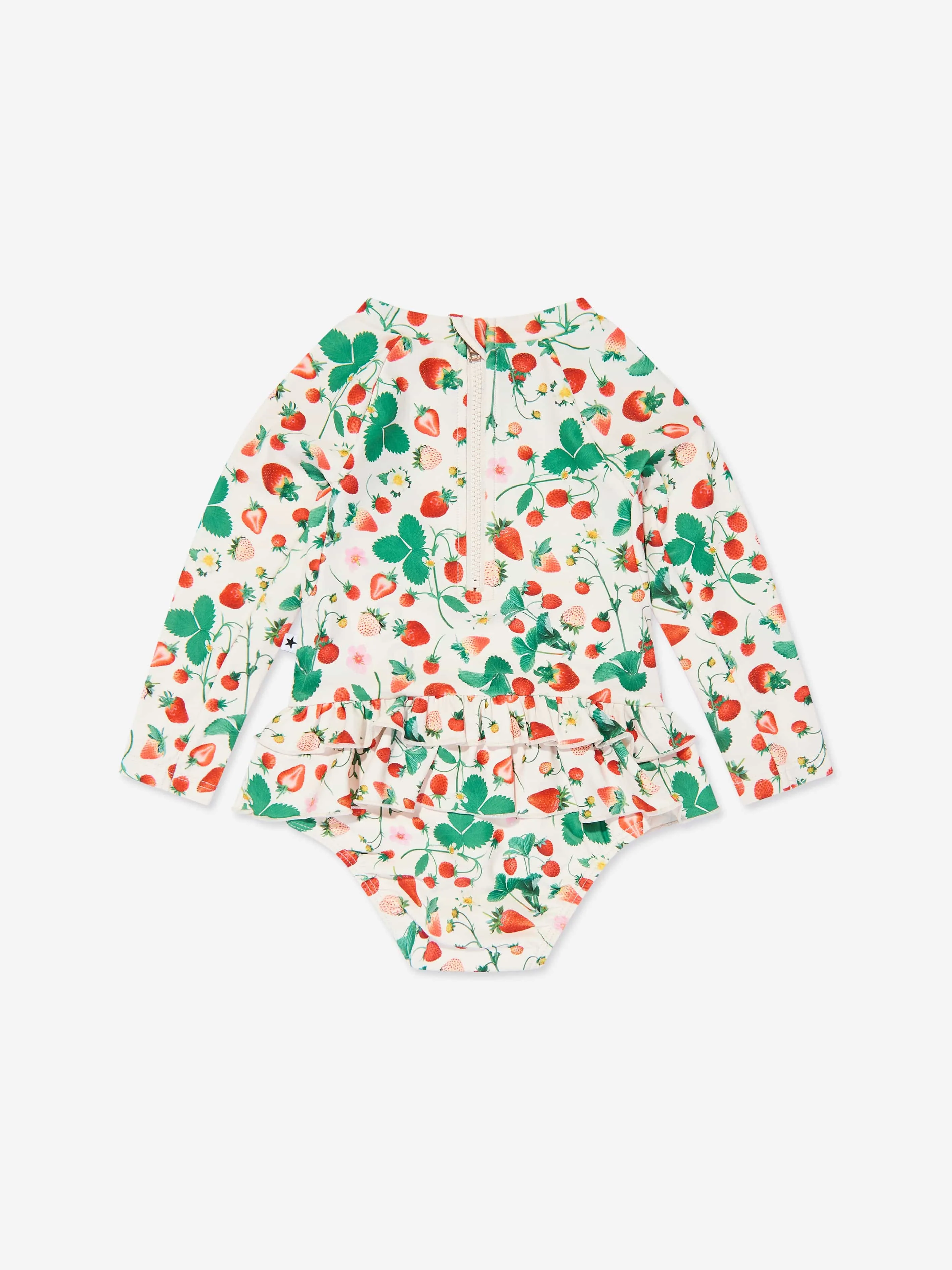 Baby Girls Narice Strawberry Field Swimsuit in Ivory (UPF50 )