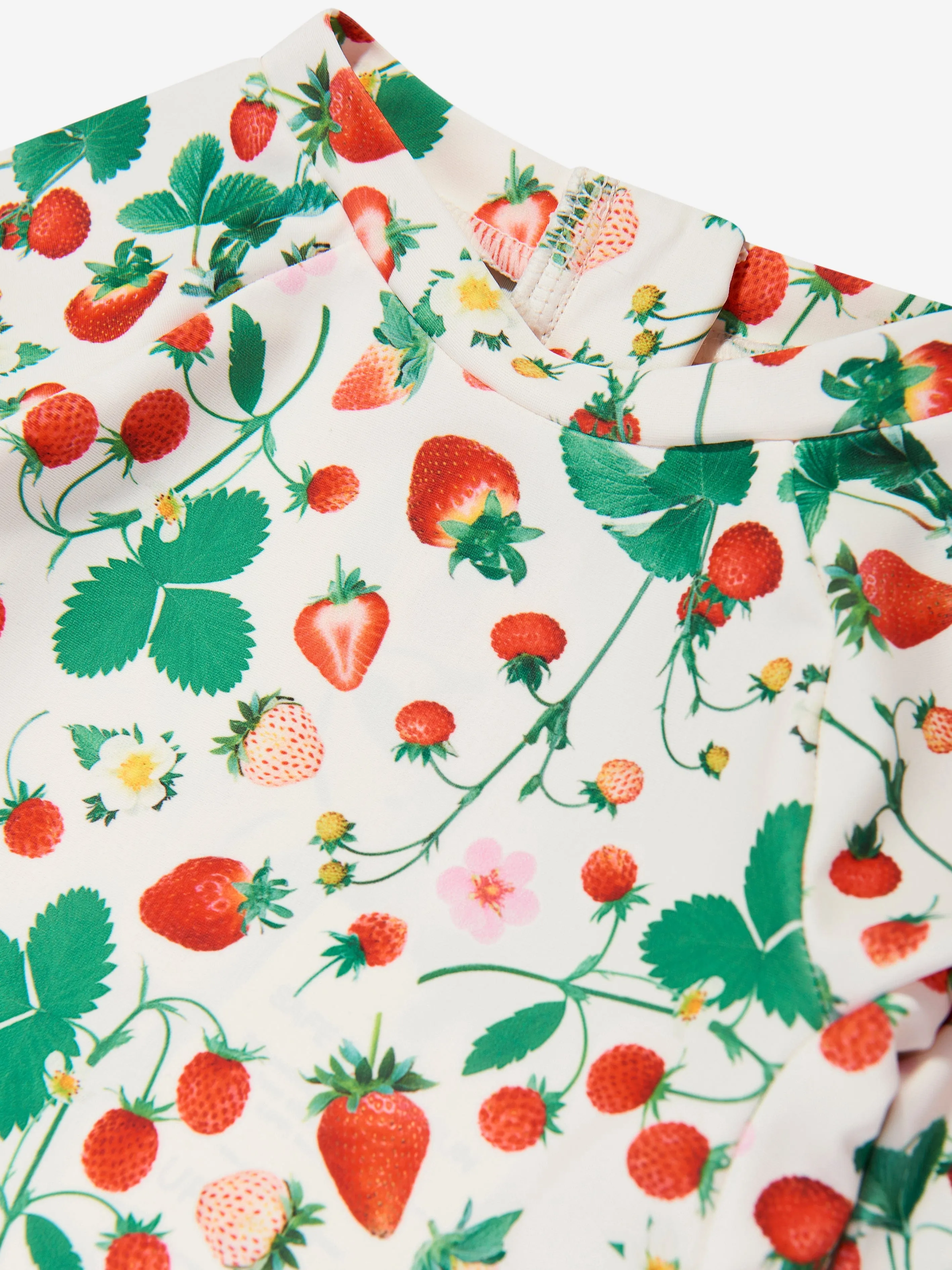Baby Girls Narice Strawberry Field Swimsuit in Ivory (UPF50 )