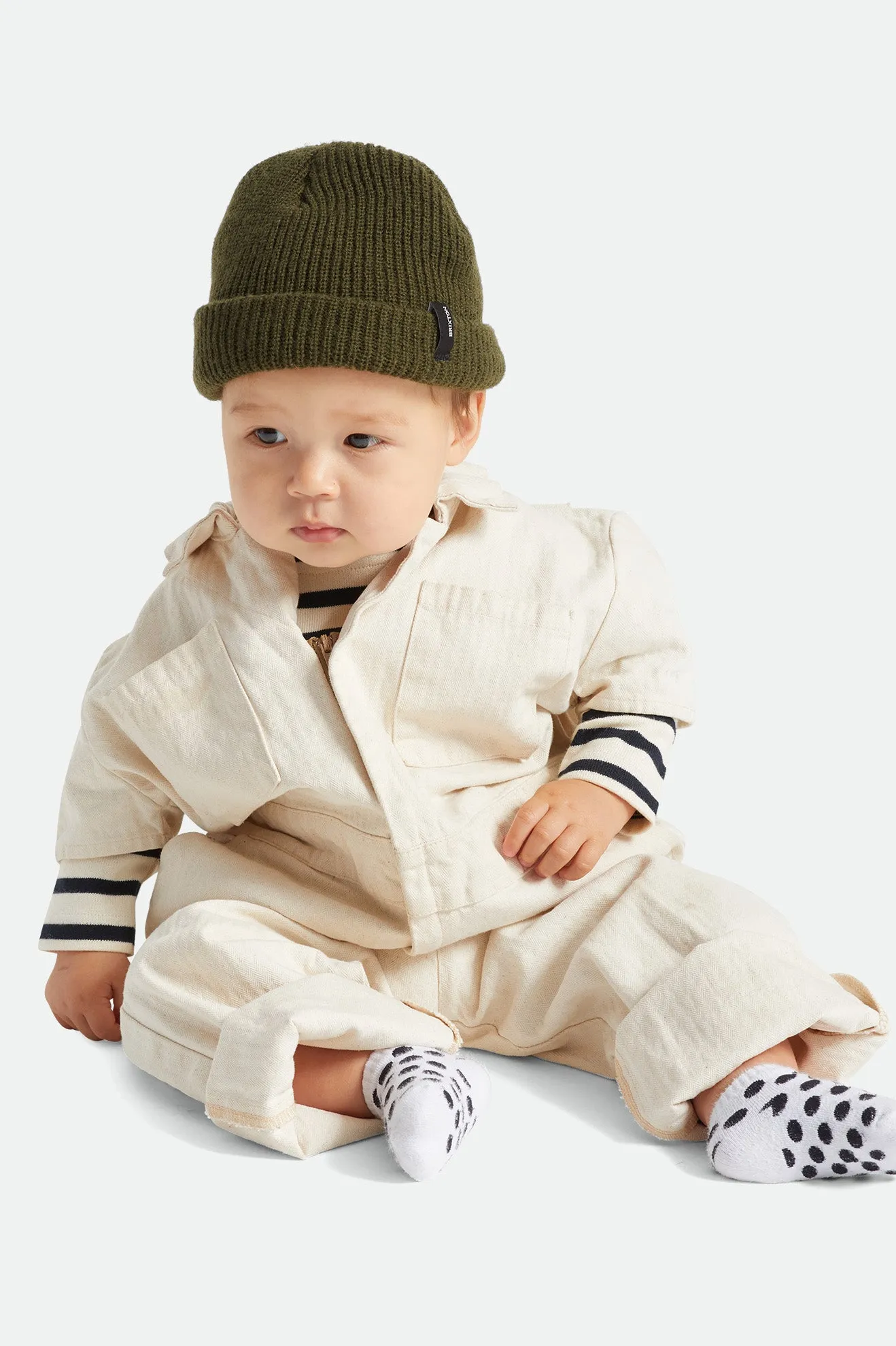 Baby Heist Beanie - Military Olive