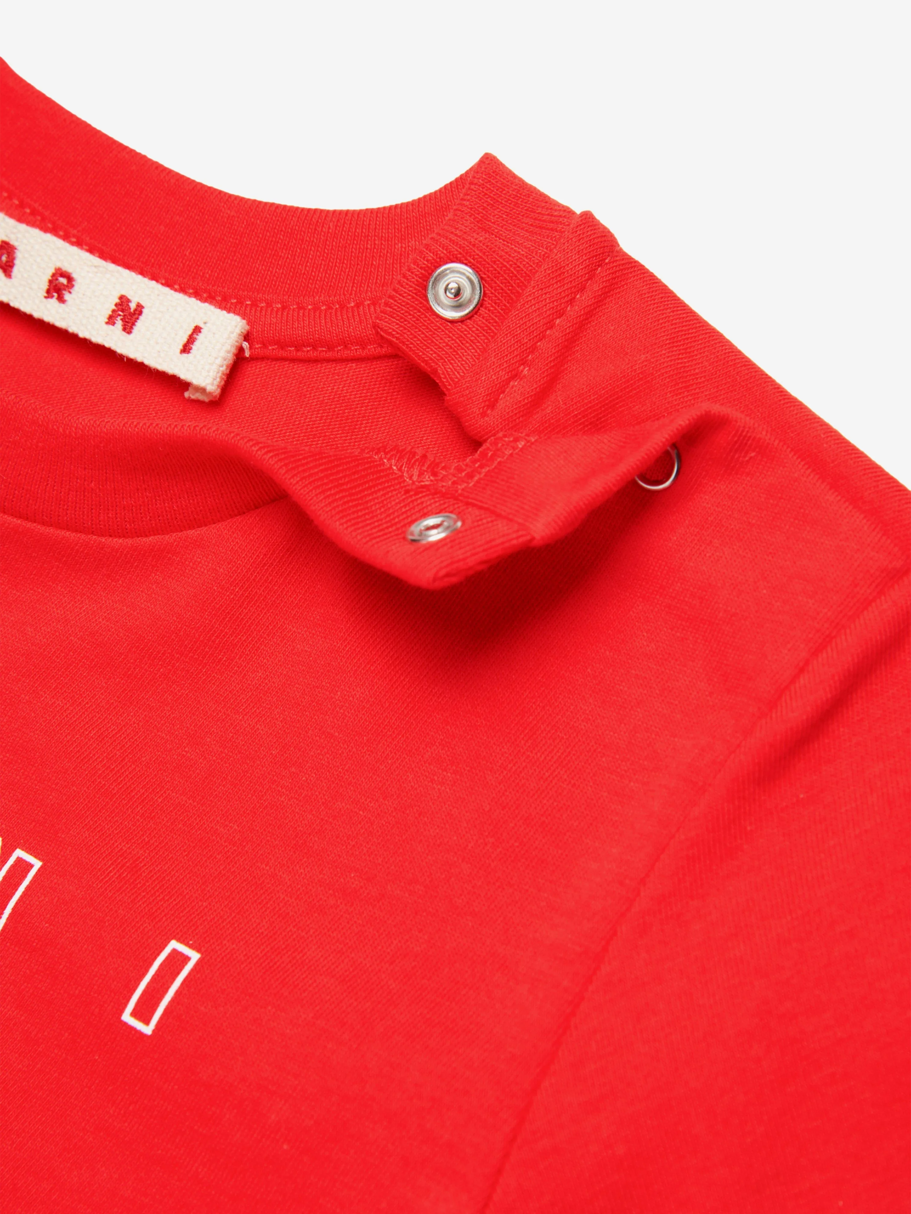Baby Logo T-Shirt in Red