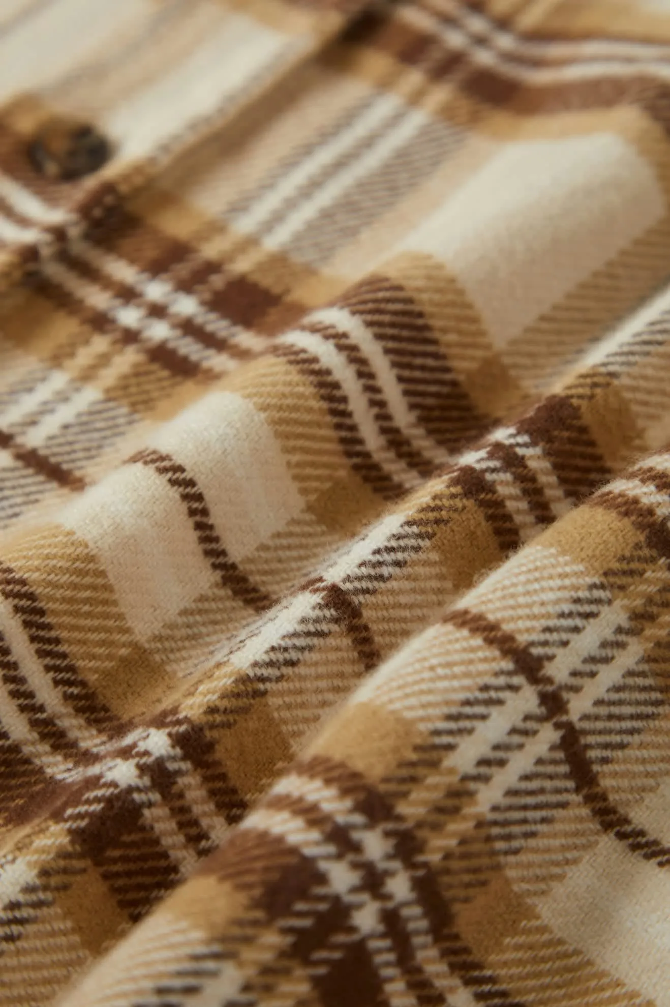 Bowery L/S Flannel - Whitecap/Sand/Pinecone Brown