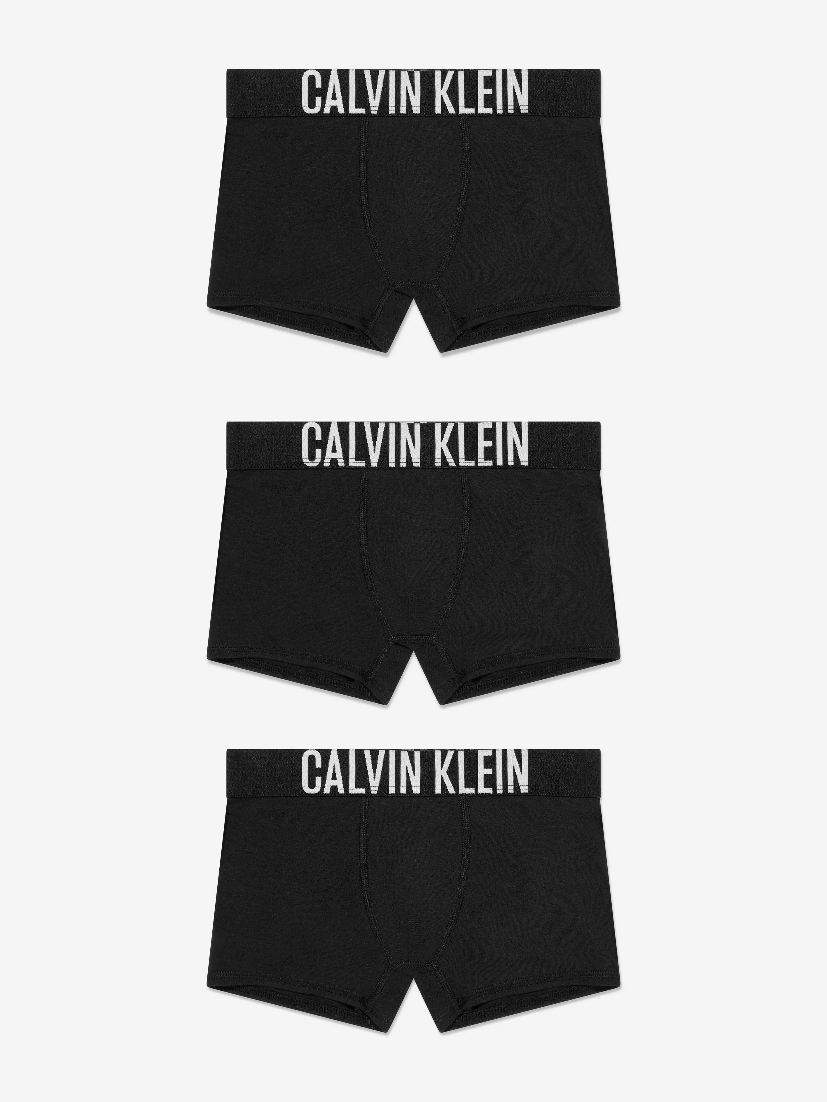 Boys 3 Pack Boxer Shorts Set in Black