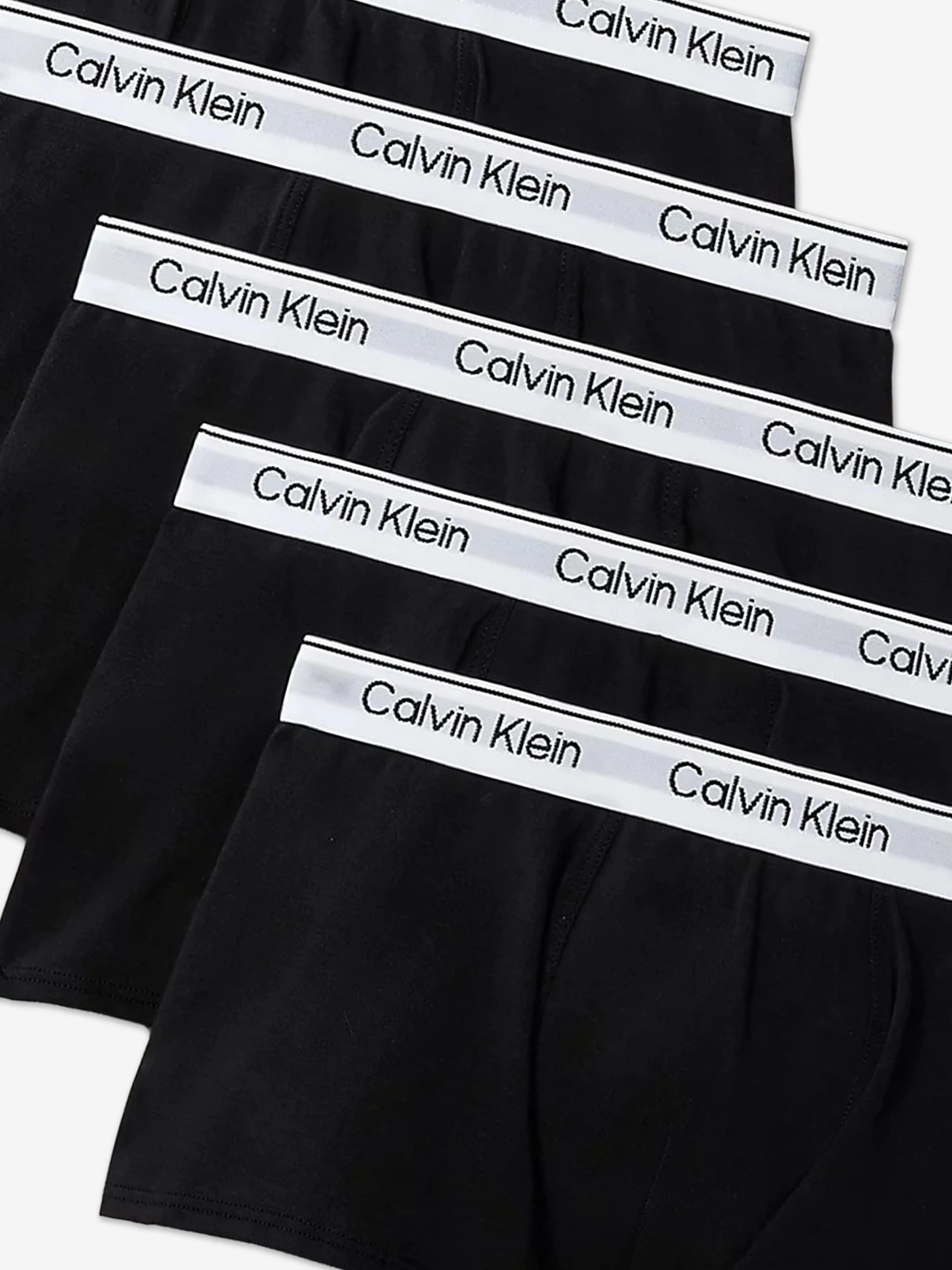 Boys 5 Pack Boxer Shorts Set in Black