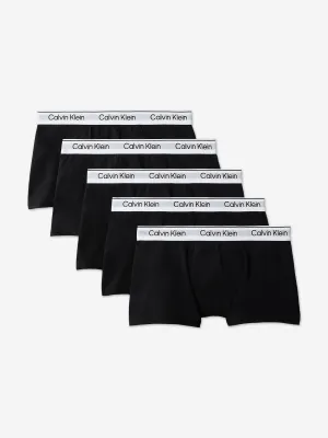 Boys 5 Pack Boxer Shorts Set in Black