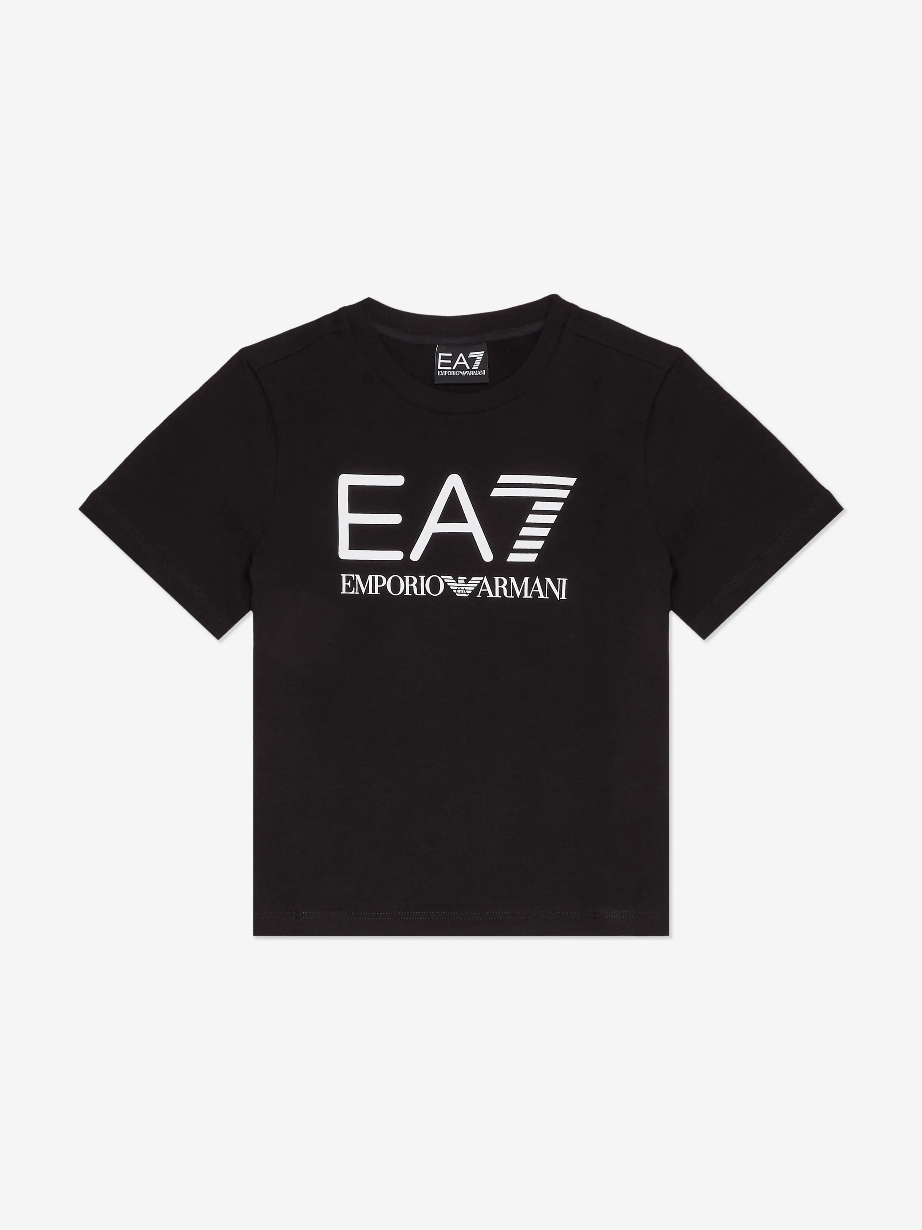 Boys Logo Short Set in Black