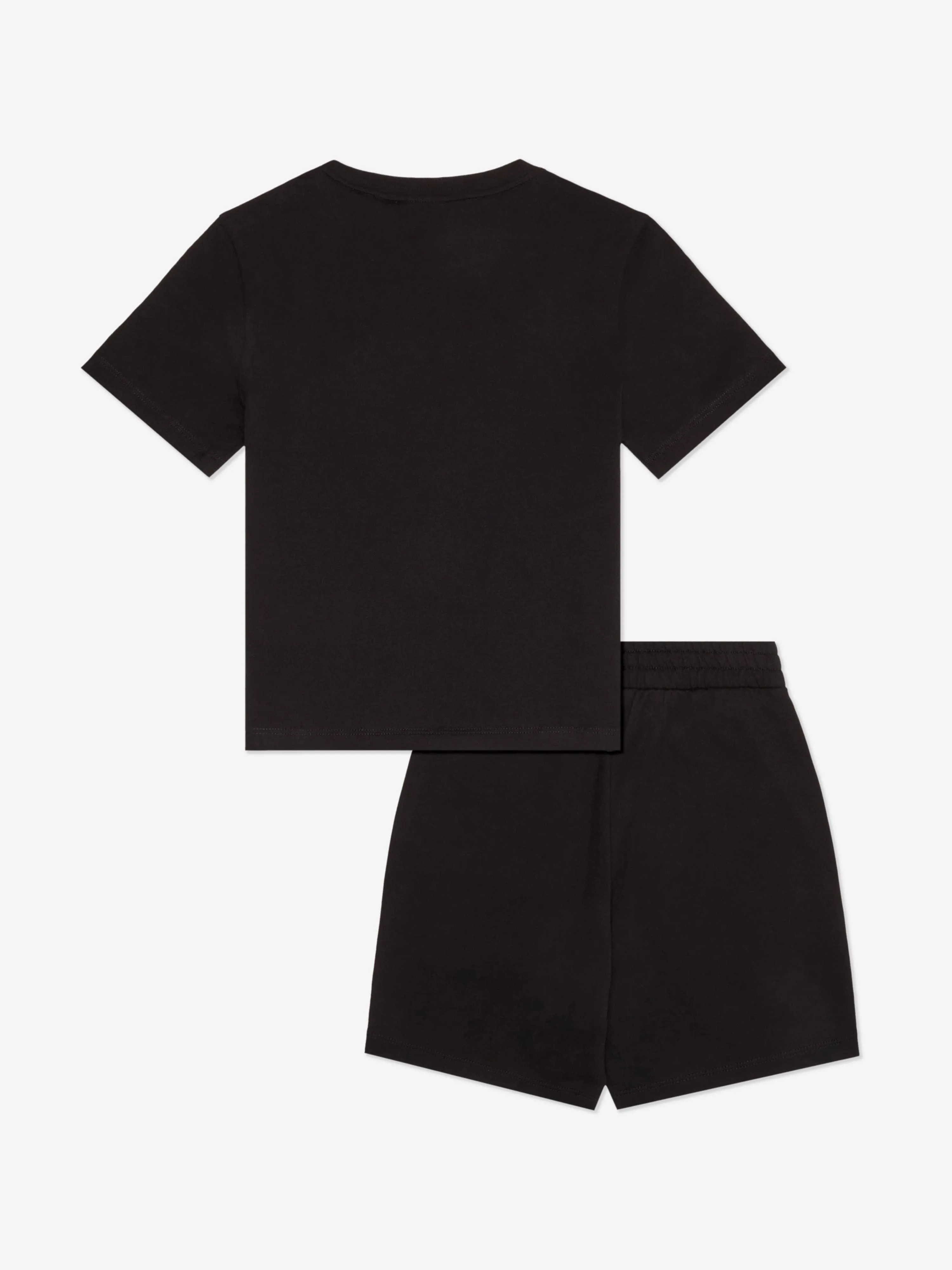 Boys Logo Short Set in Black