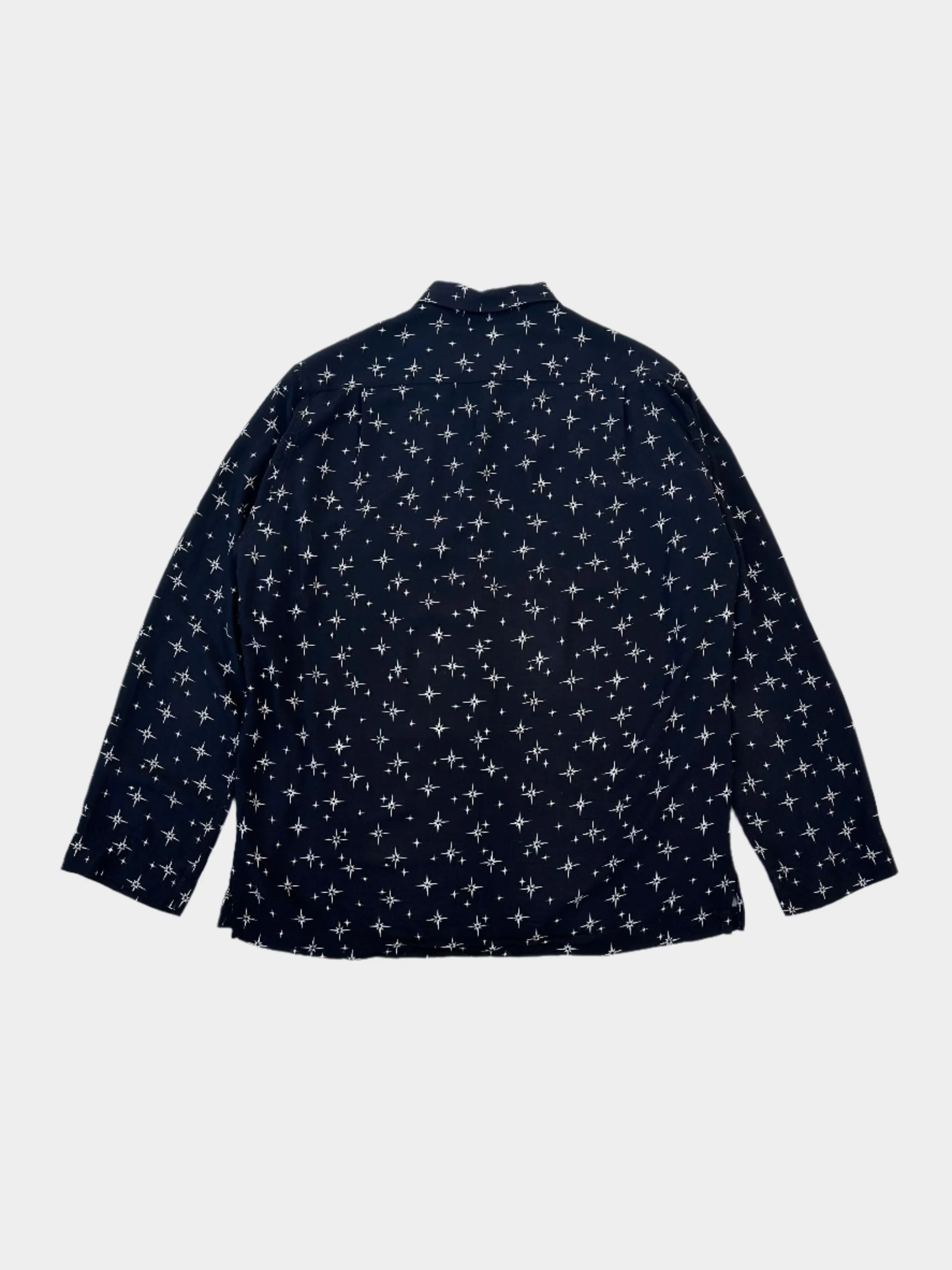 Camicia Estiva Con Fantasia A Contrasto