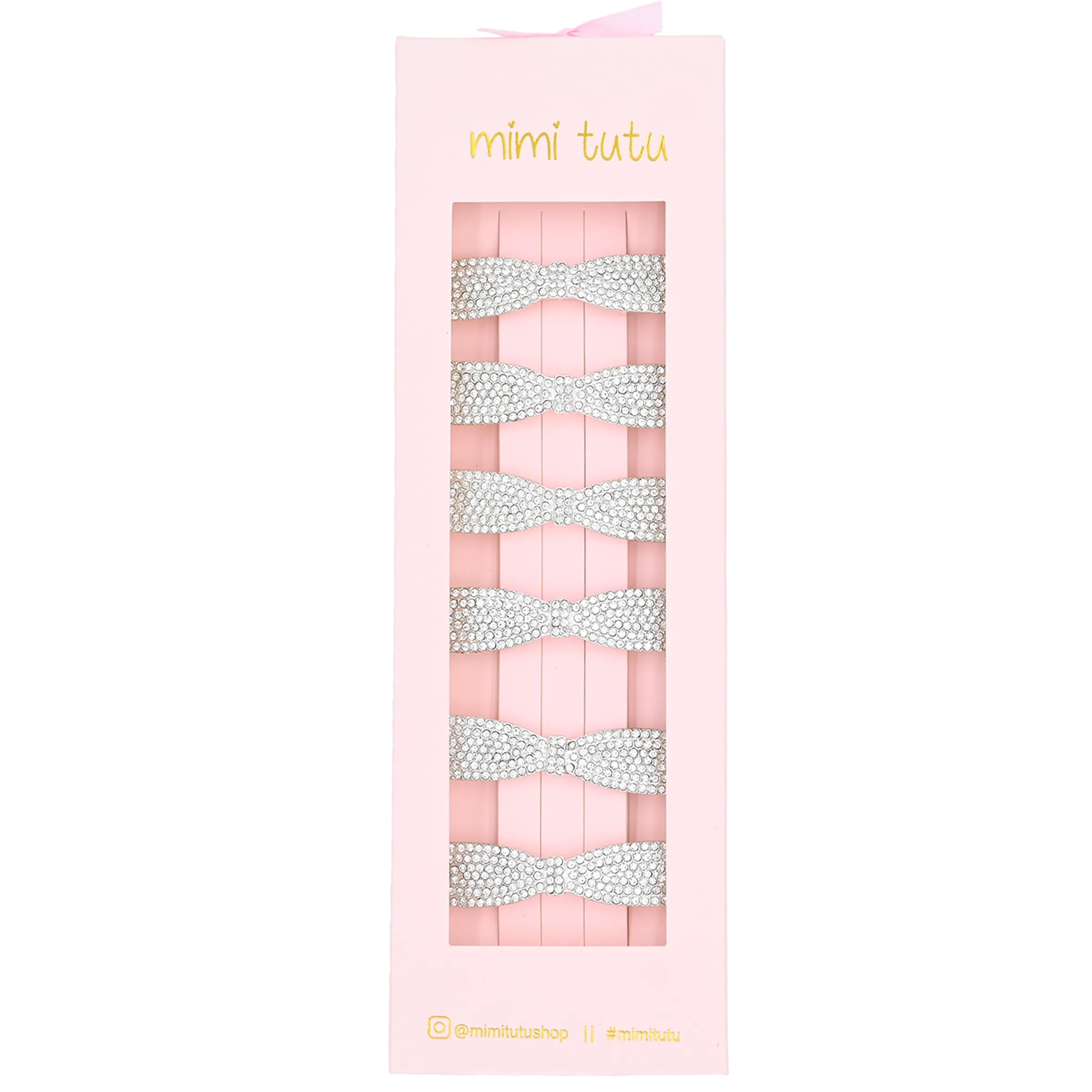 Crystal Rhinestone Ribbon Set
