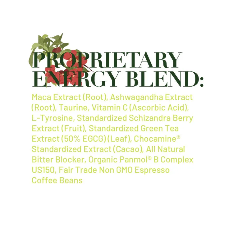 Espresso Crunch Energy Chocolate Bar