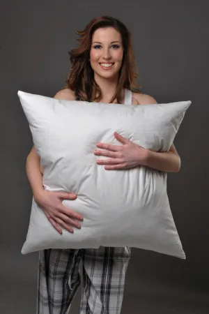 European Size Medium Pillow 98-99% White Premium Hand Select Polish Goose Down 65cm2