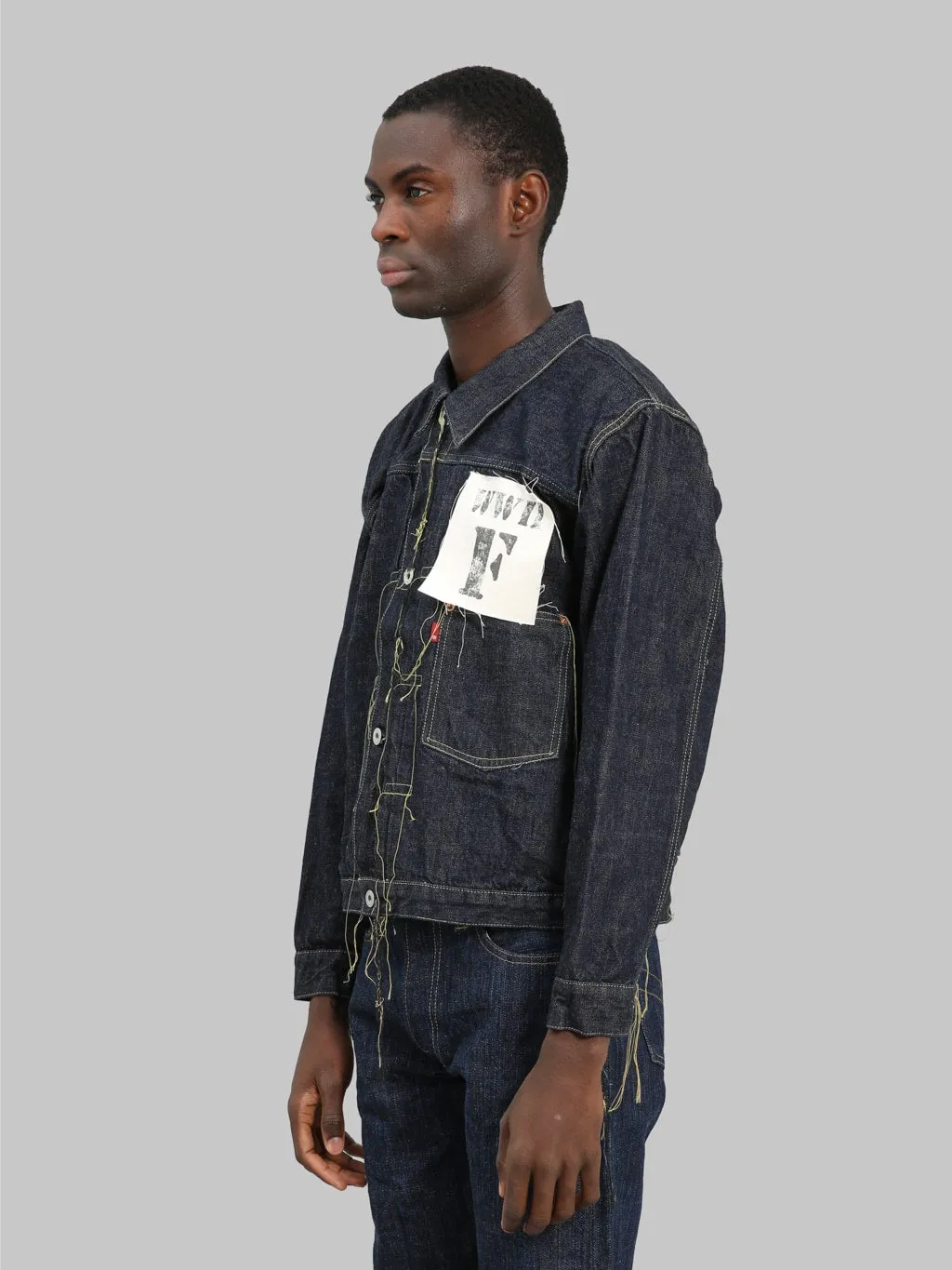 Fullcount S2107W-24 13.7oz WWII Model Brown Cotton Denim Jacket