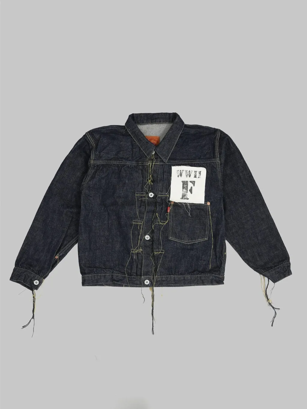 Fullcount S2107W-24 13.7oz WWII Model Brown Cotton Denim Jacket
