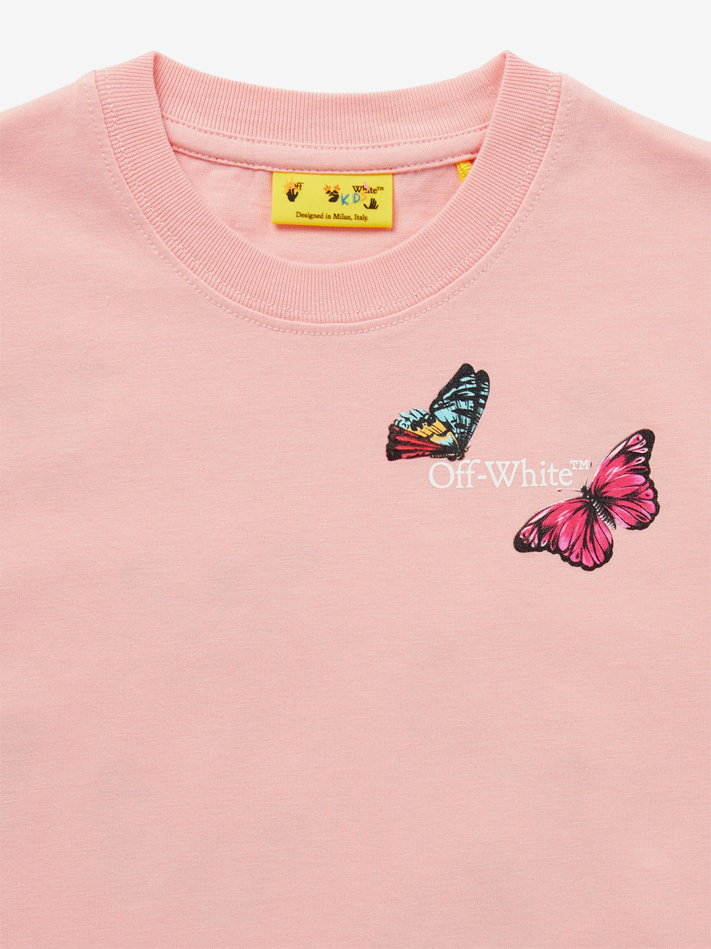 Girls Arrow Butterfly T-Shirt in Pink