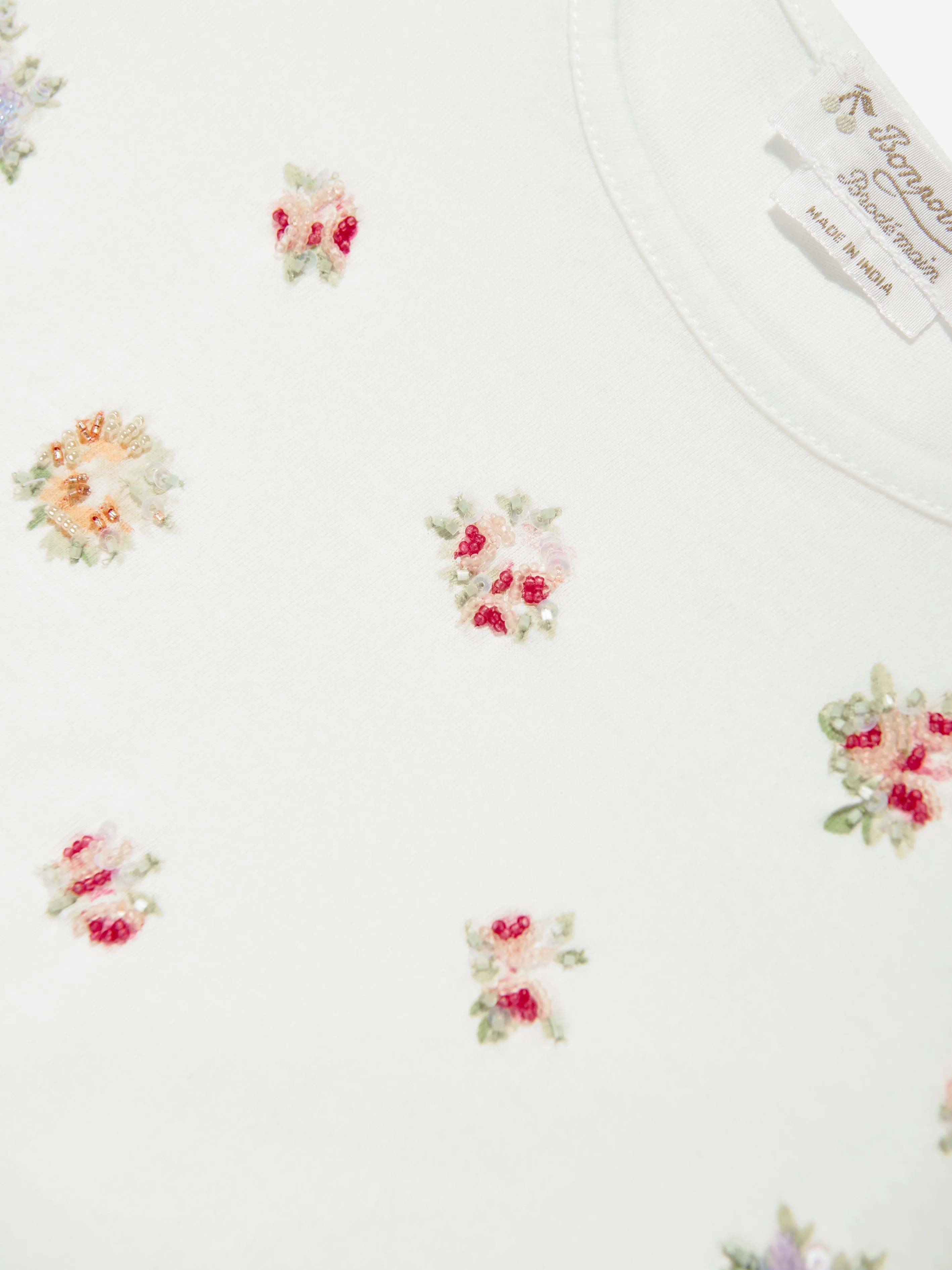 Girls Capricia T-Shirt in Ivory