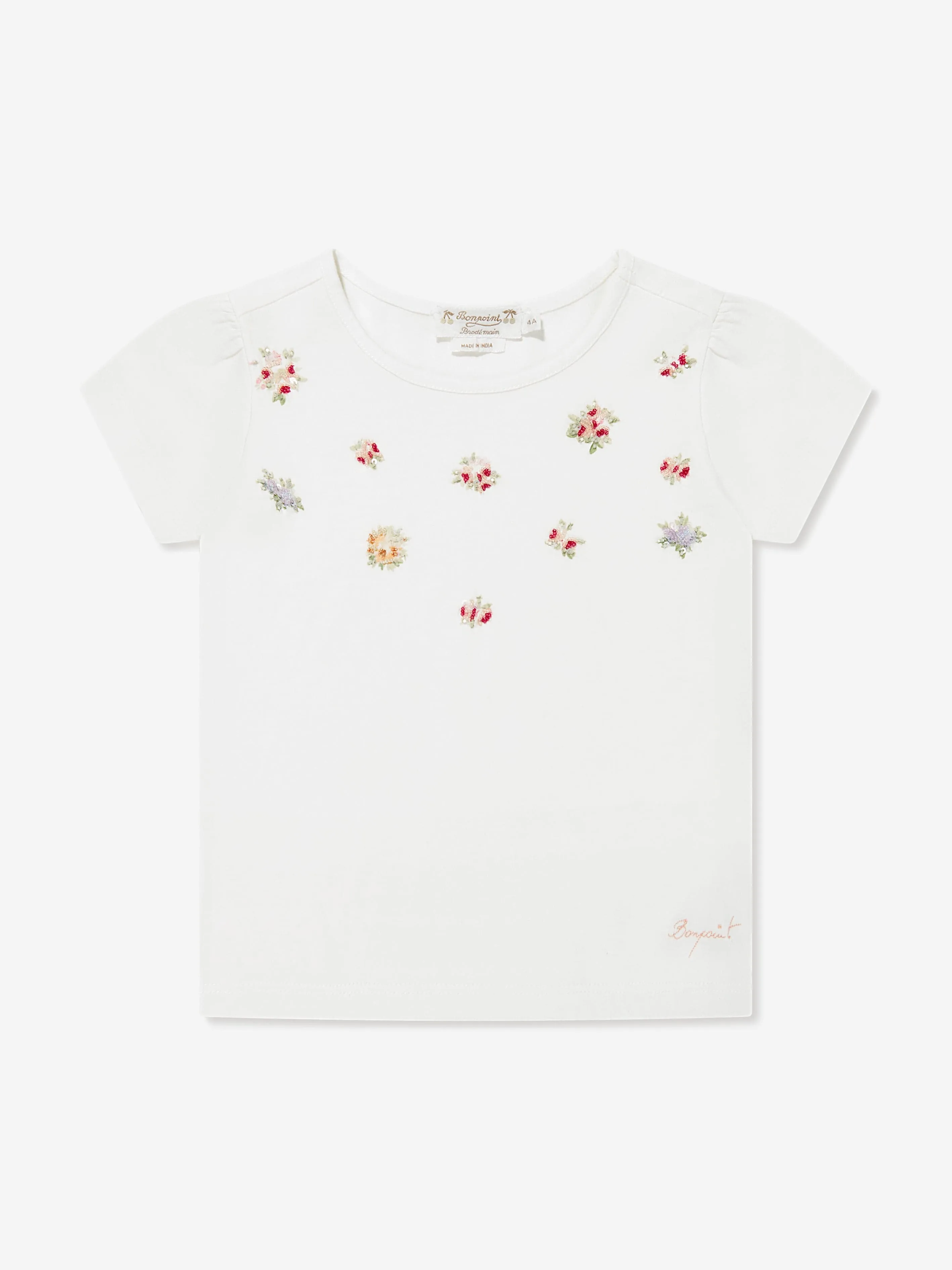 Girls Capricia T-Shirt in Ivory