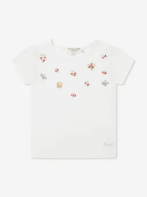 Girls Capricia T-Shirt in Ivory