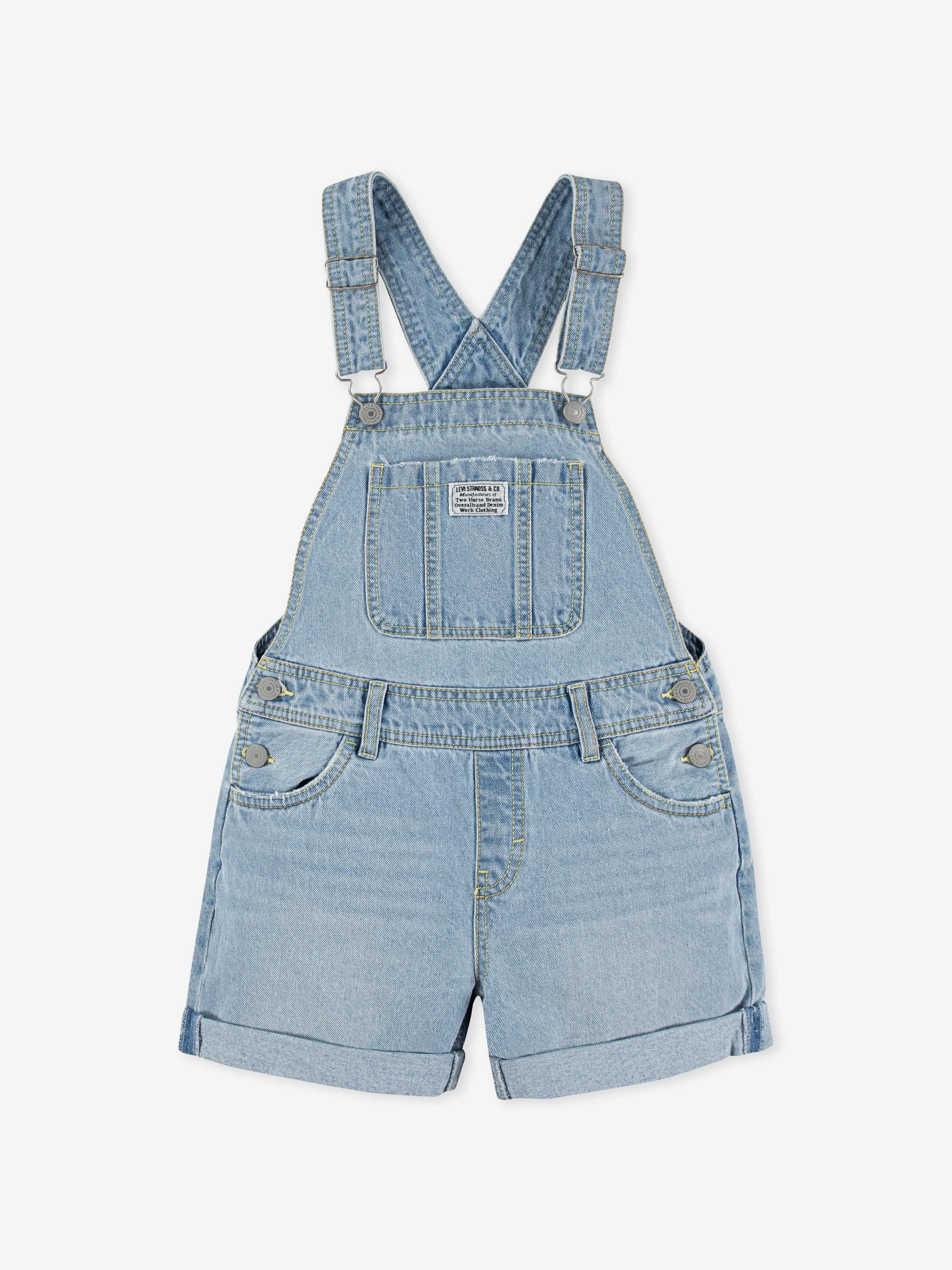 Girls Classic Shortalls in Blue