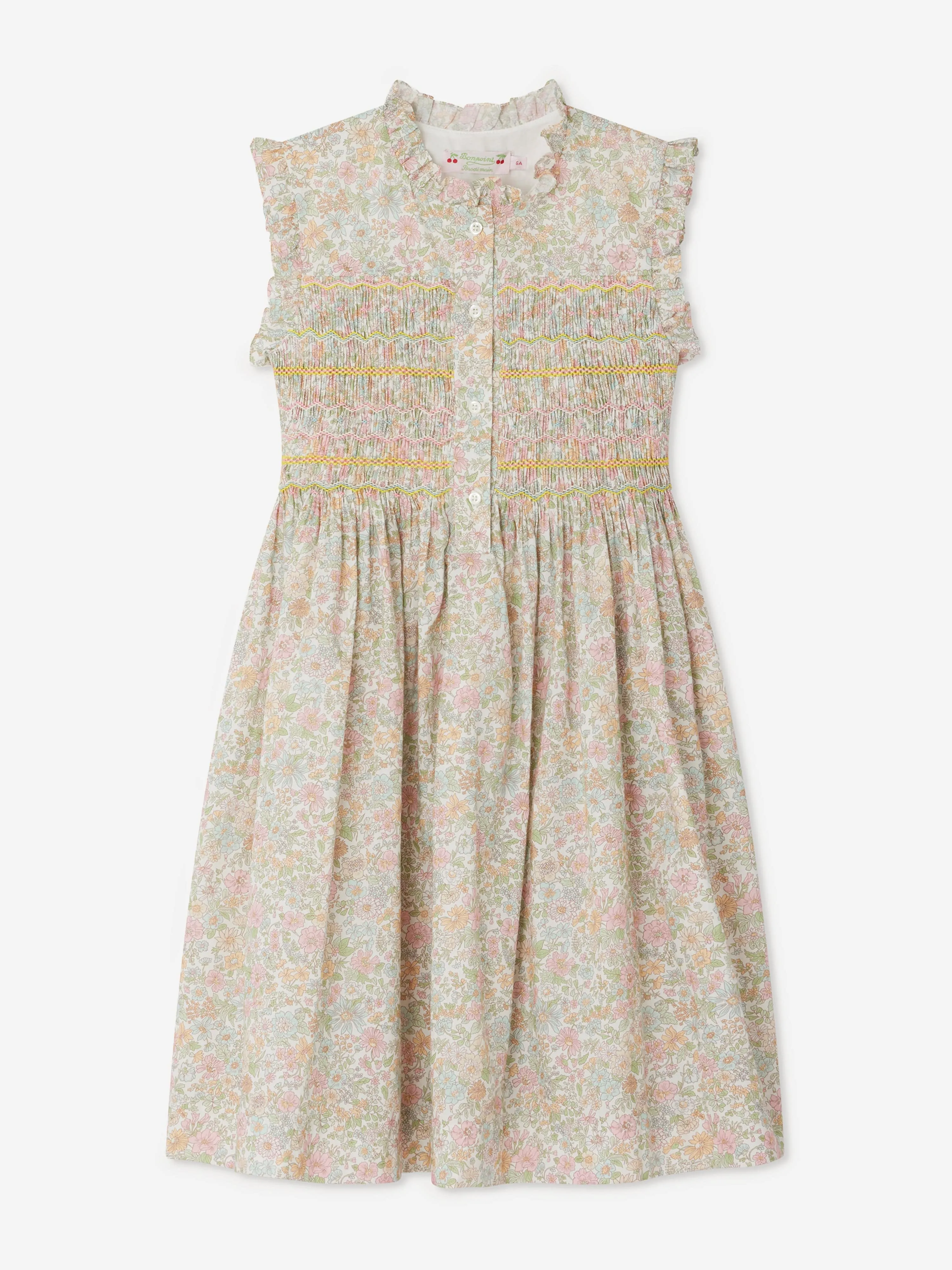 Girls Floral Fabiola Dress in Multicolour