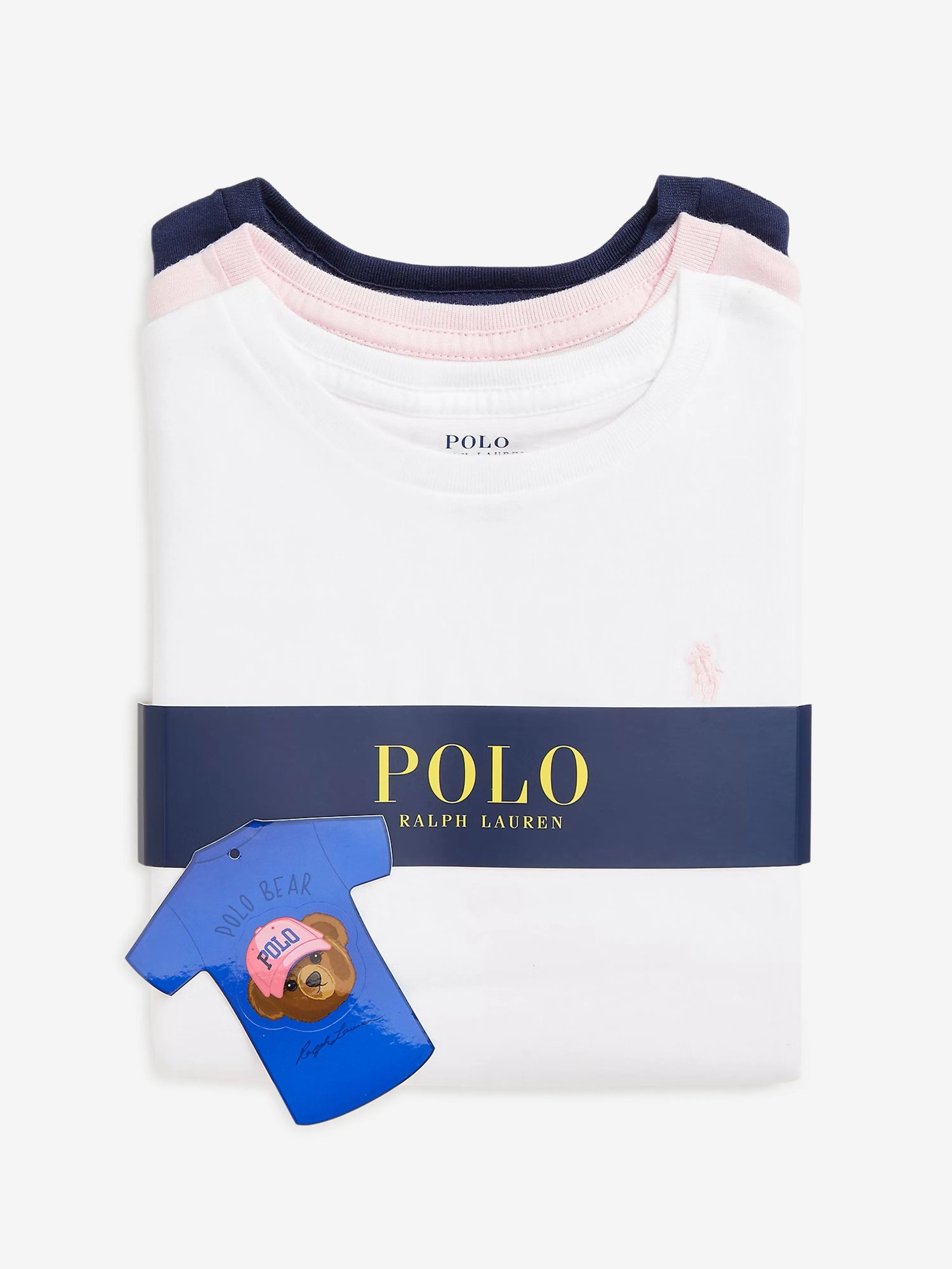 Girls Jersey T-Shirt Set in Multicolour