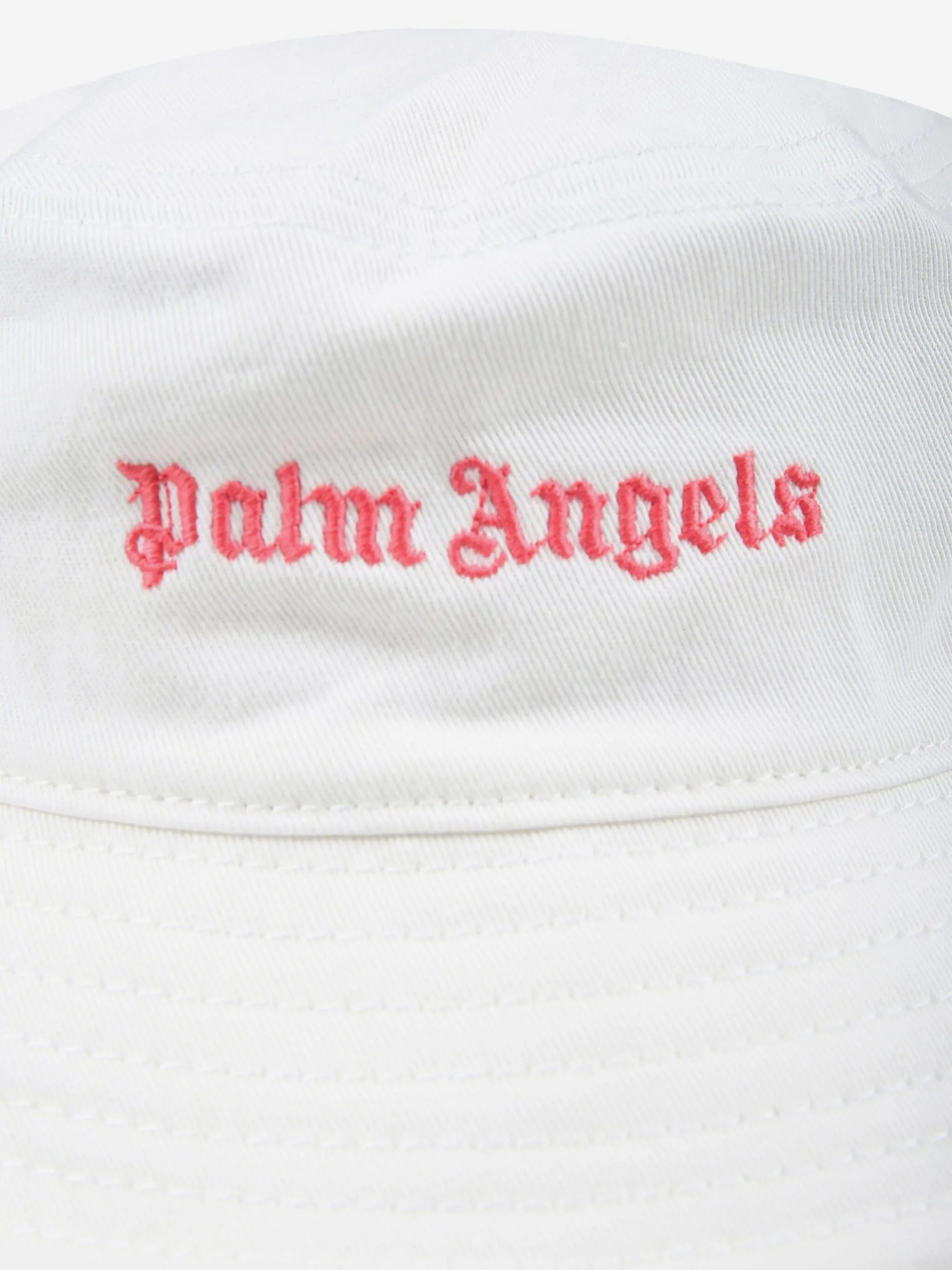 Girls Logo Bucket Hat in Ivory