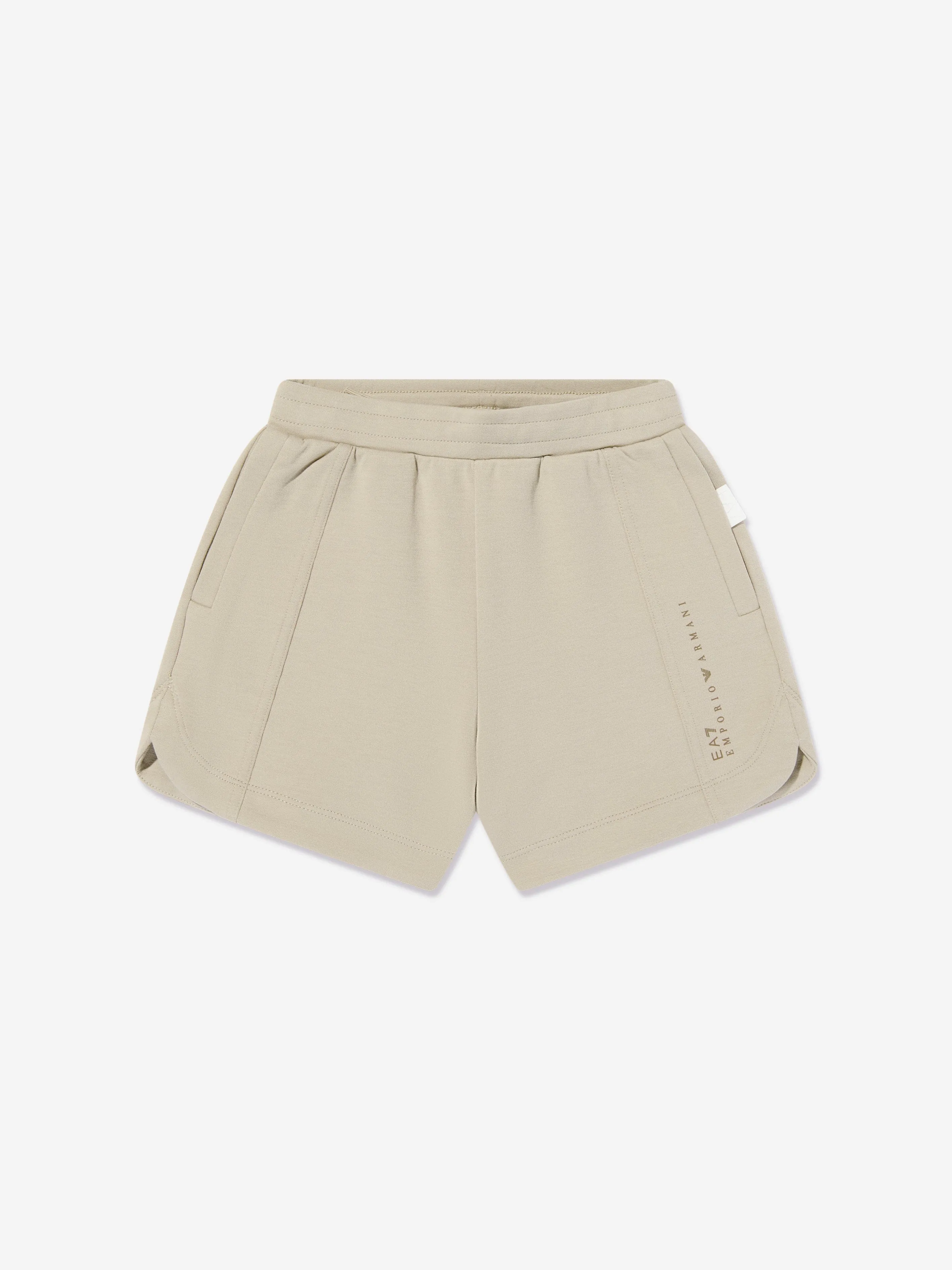 Girls Logo Short Set in White