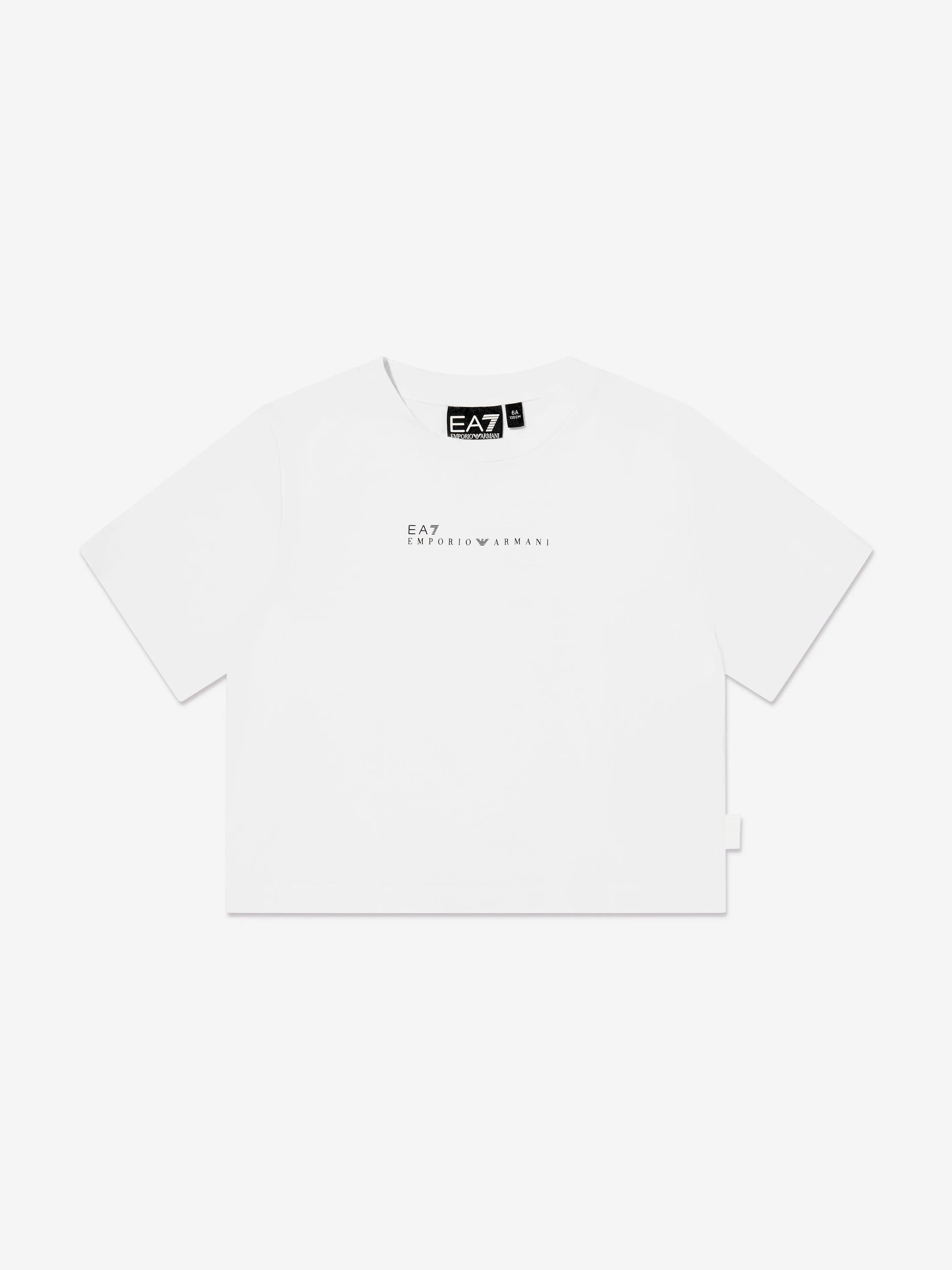 Girls Logo Short Set in White