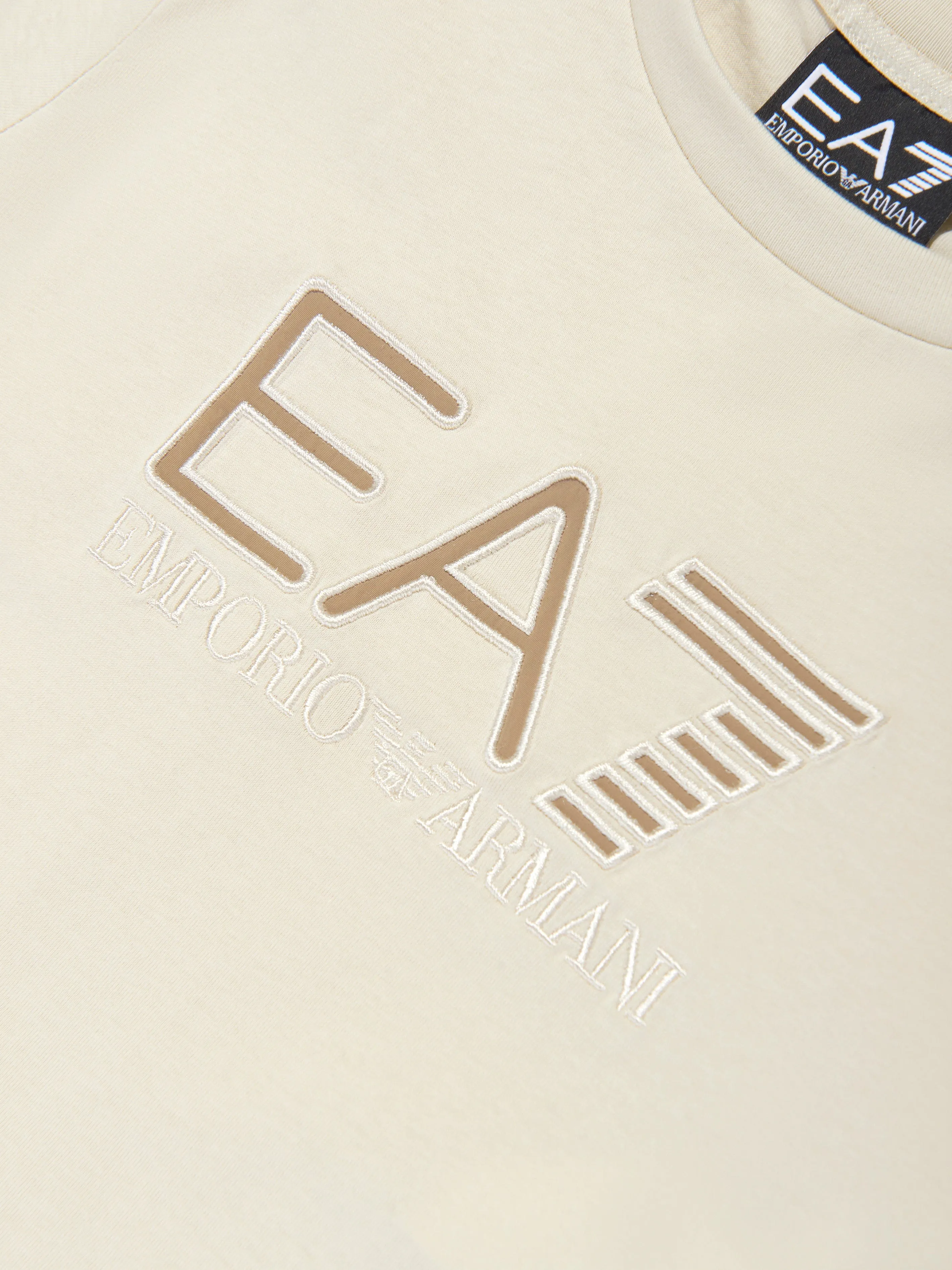 Girls Logo T-Shirt in Ivory