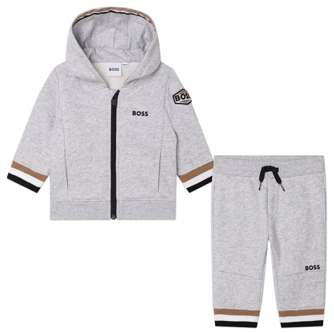 Gray Logo Tracksuit
