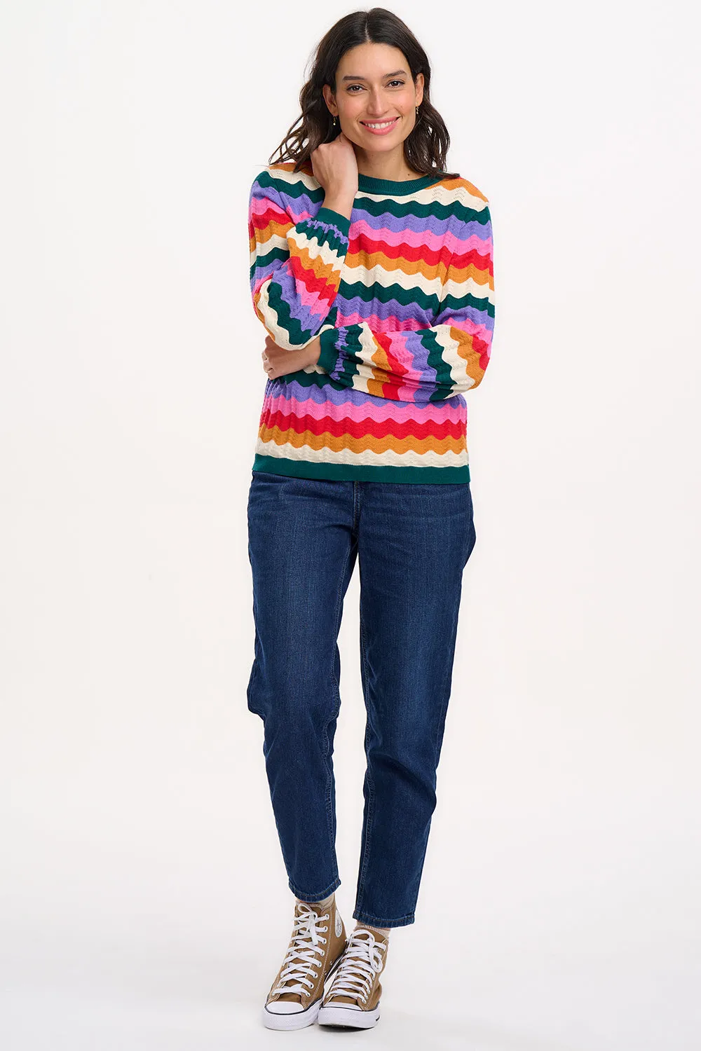 Ivona Jumper - Multi. Beach Waves