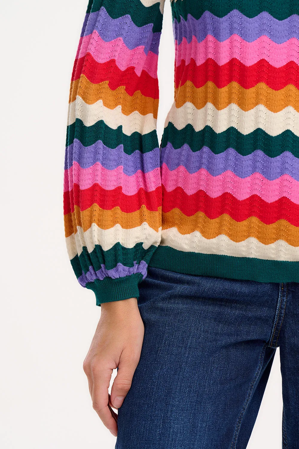 Ivona Jumper - Multi. Beach Waves