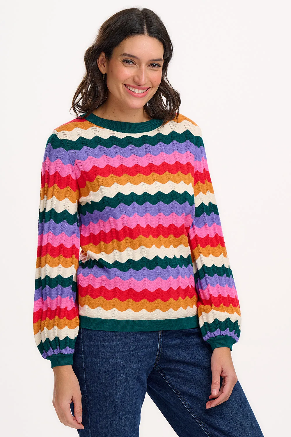 Ivona Jumper - Multi. Beach Waves