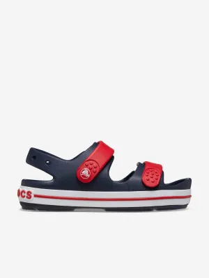 Kids Crocband Cruiser Sandal in Navy