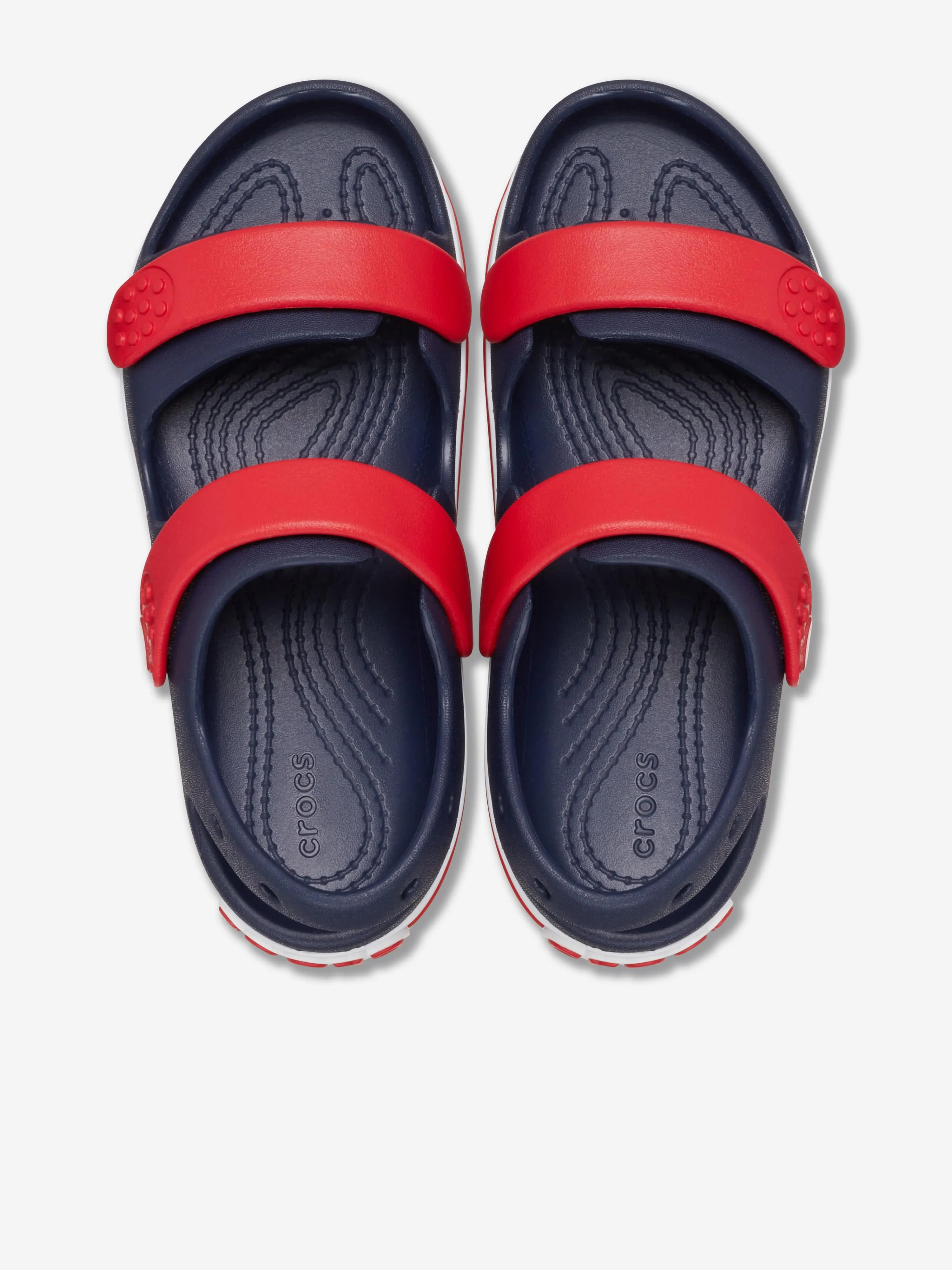 Kids Crocband Cruiser Sandal in Navy