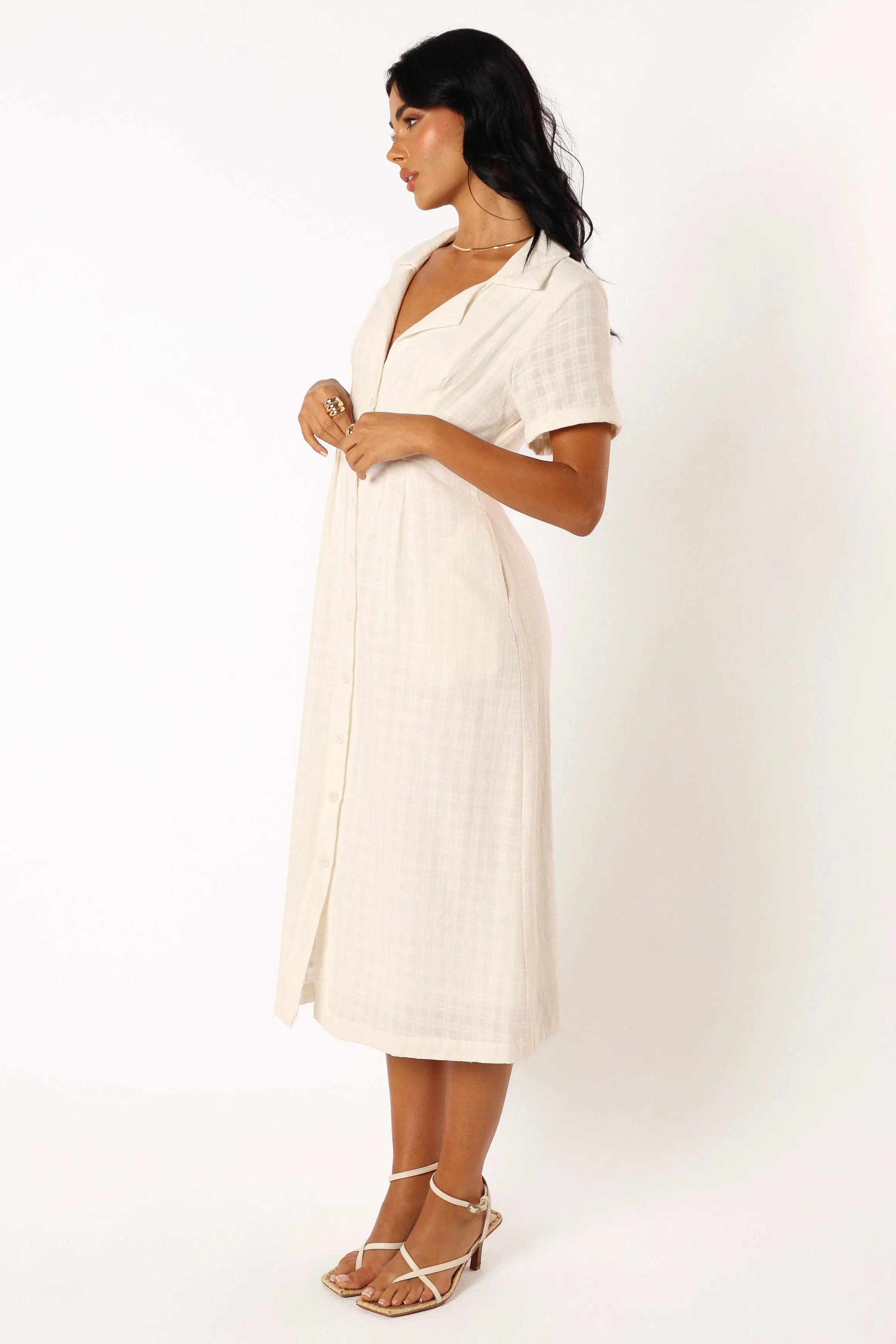 Lawson Midi Dress - White