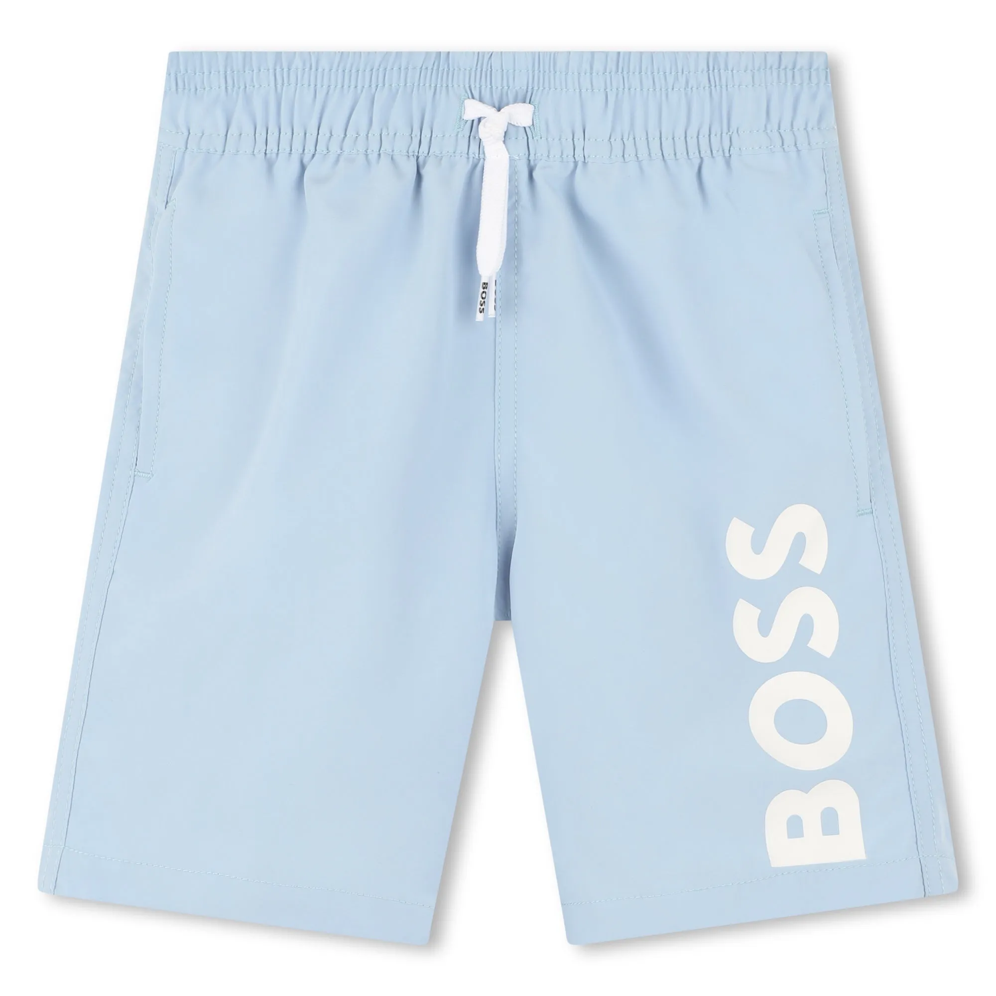 Light Blue Logo Swimshorts