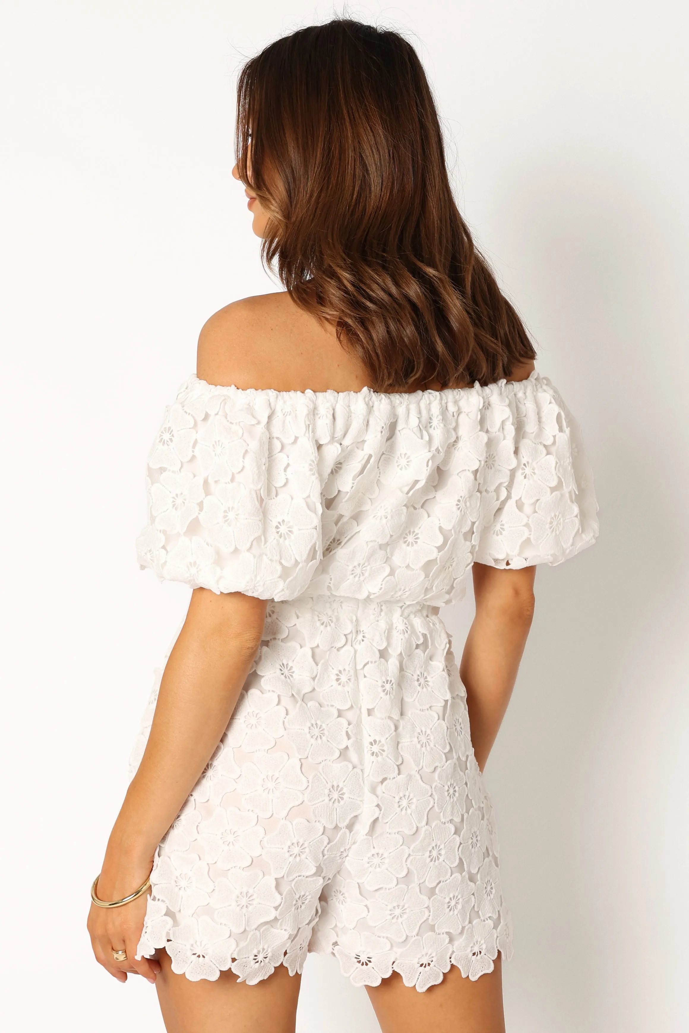 Lilly Playsuit - White