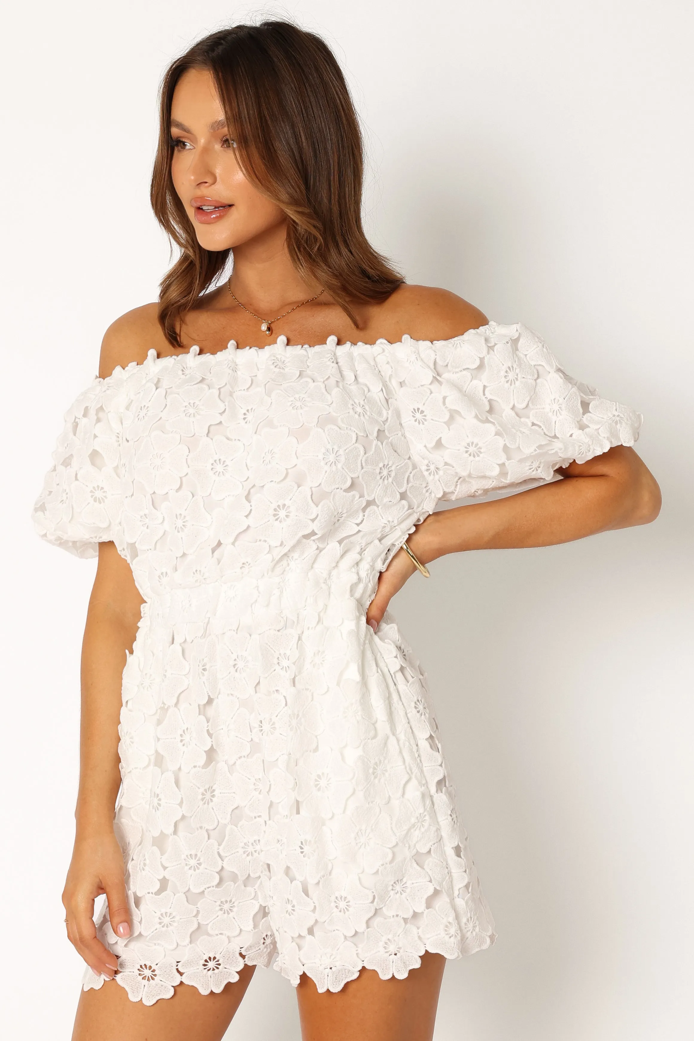 Lilly Playsuit - White