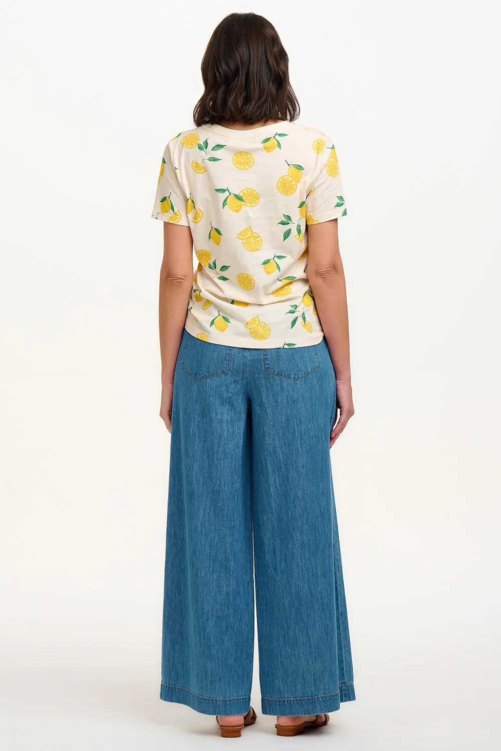 Maggie T-Shirt - Off-White. Lemon Drizzle