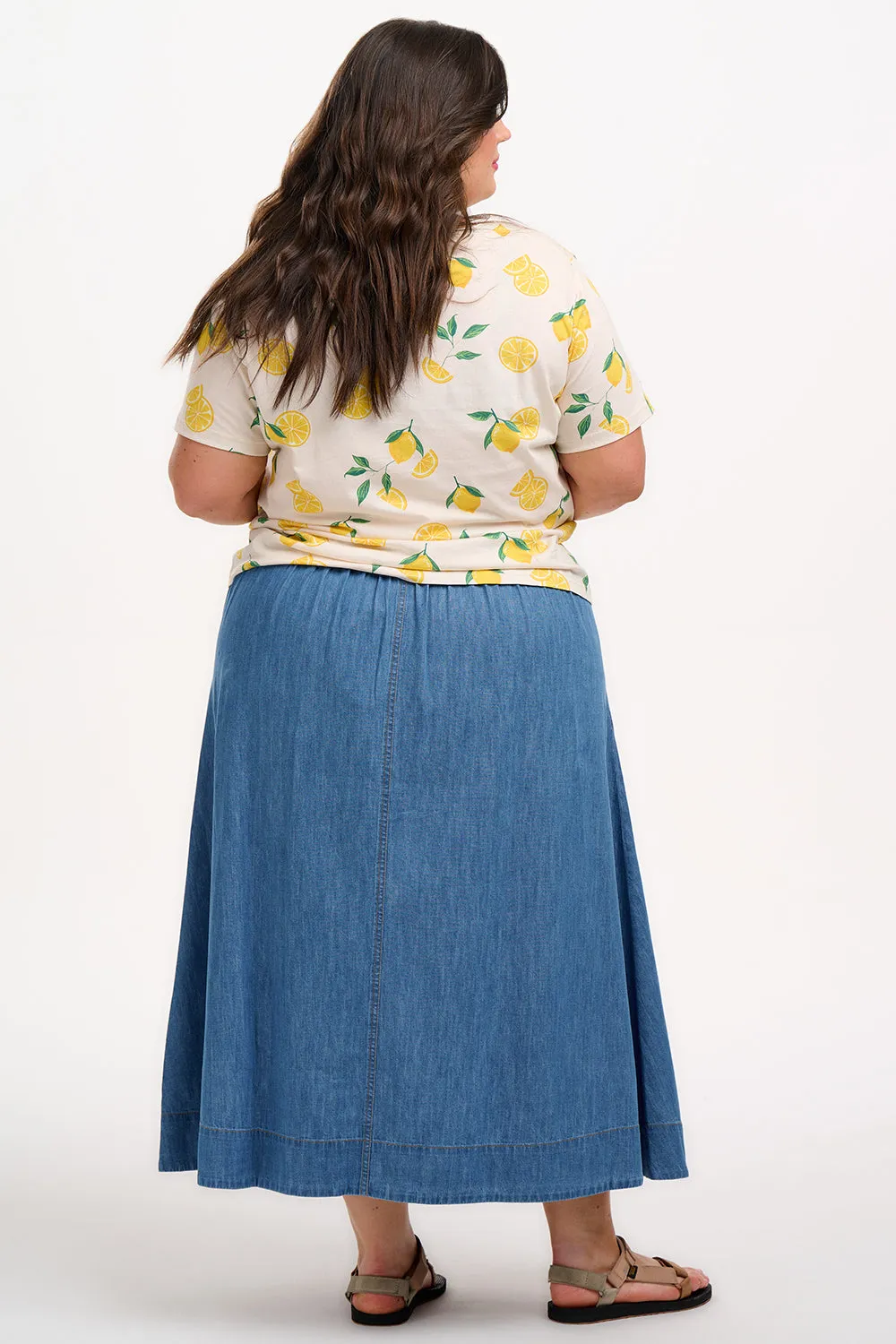 Maggie T-Shirt - Off-White. Lemon Drizzle