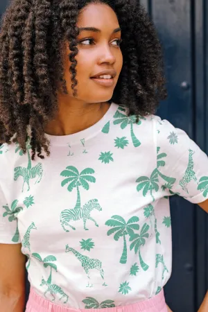 Maggie T-shirt - Off-white. Savannah Oasis